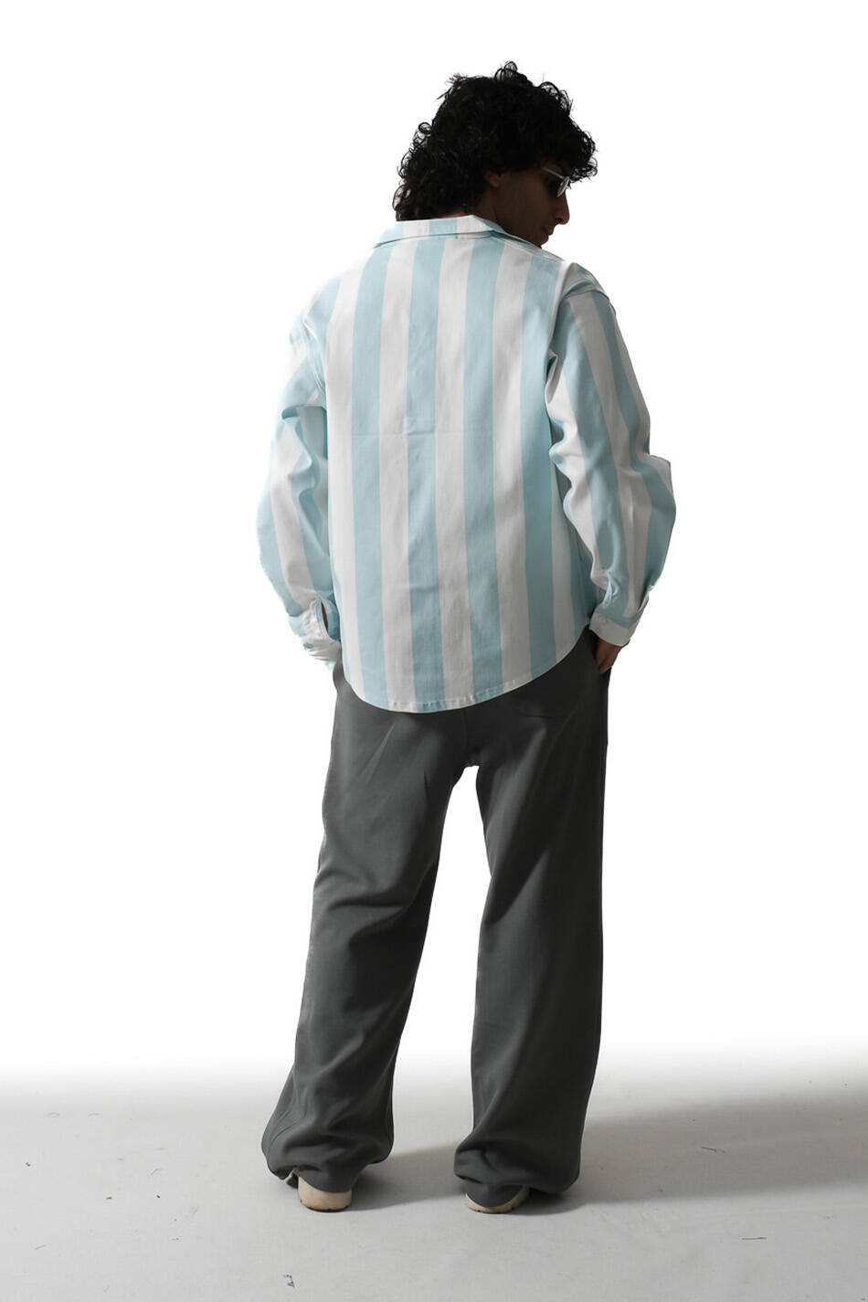 Antrasit Essential Double Face Baggy Eşofman - 5