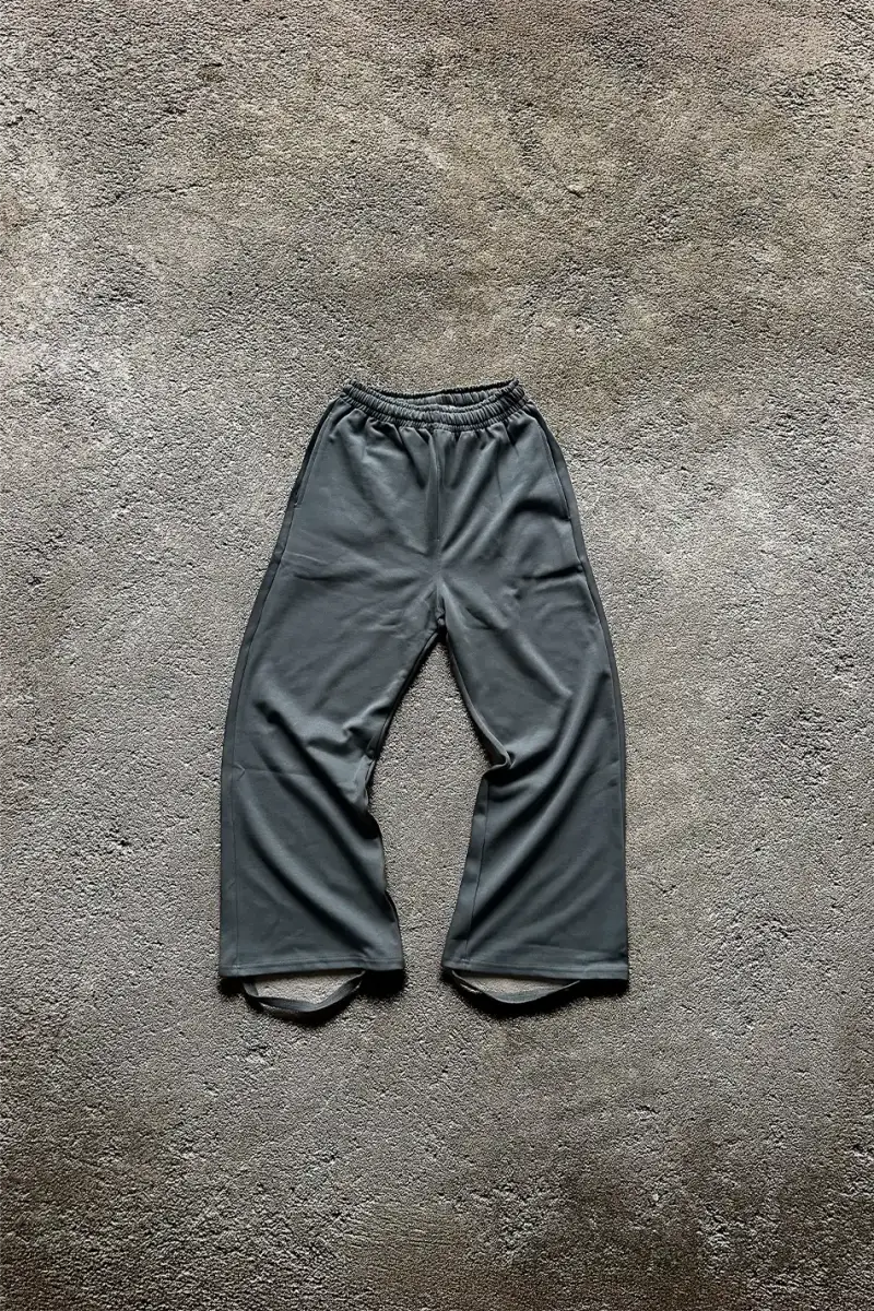 Antrasit Essential Double Face Baggy Eşofman 