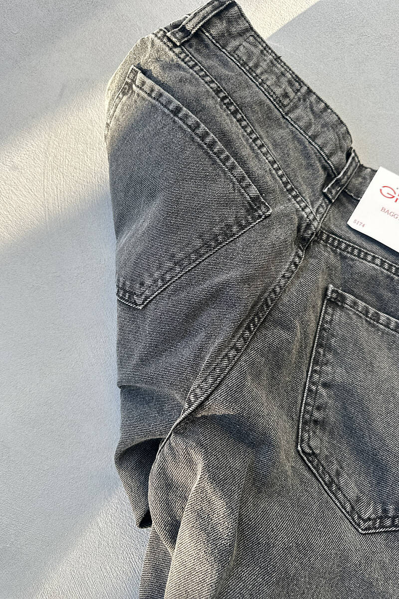 Antrasit Regular Fit Jean - 4