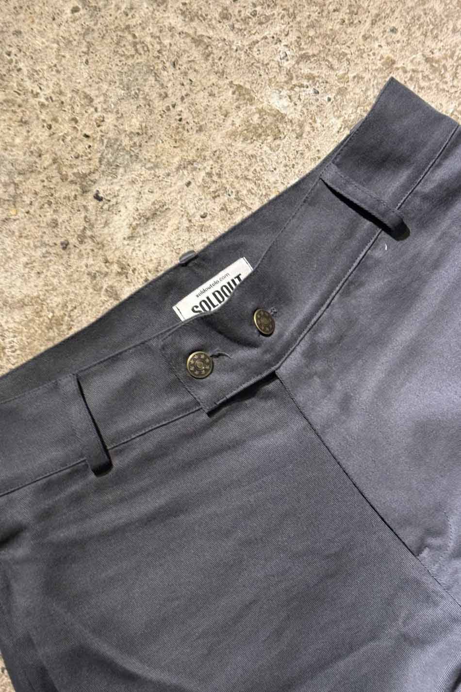 Antrasit Yüksek Bel Baggy Pantolon · 3
