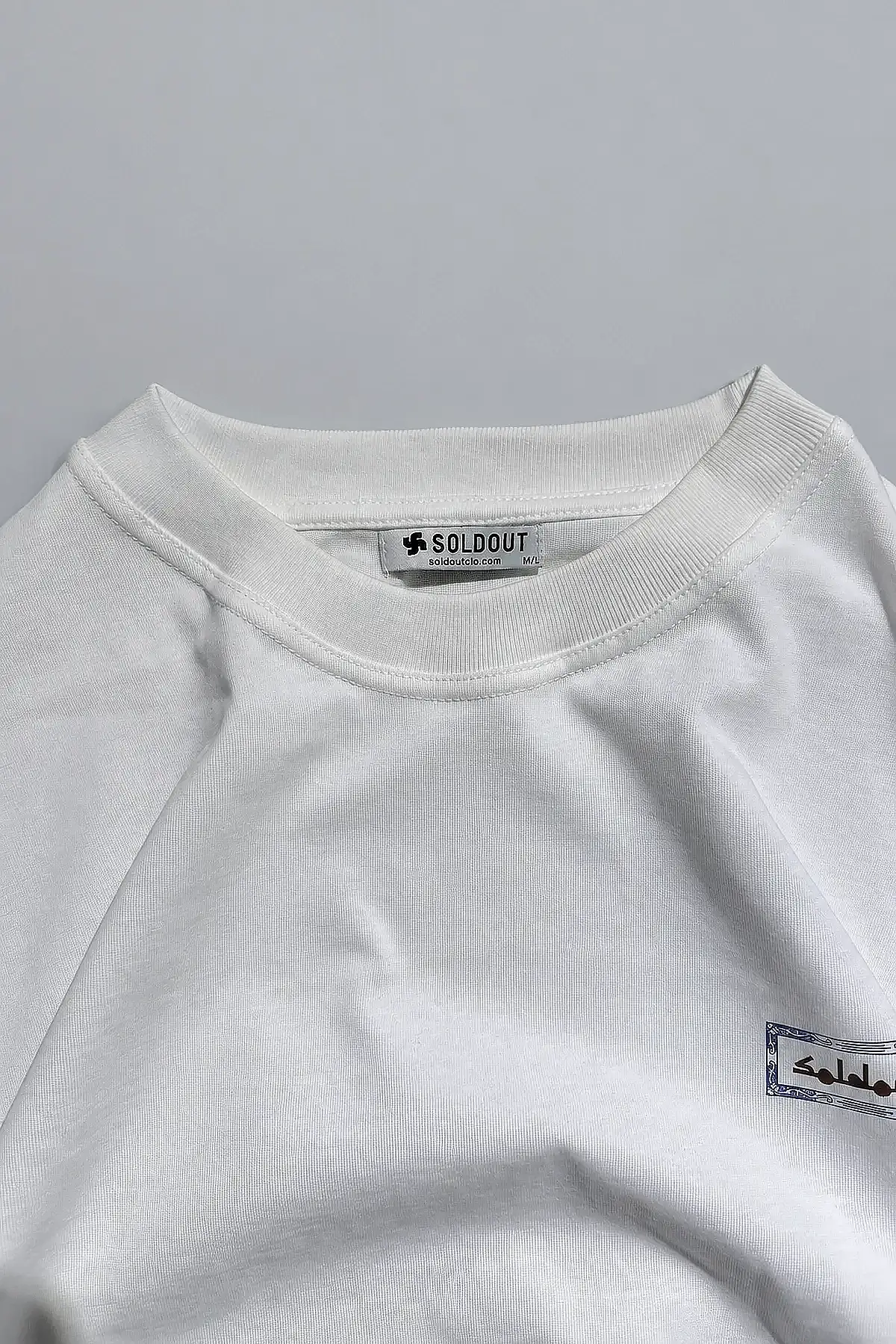 Arkası Arap Çarşaf Baskılı Kırık Beyaz Long Sleeve (1)