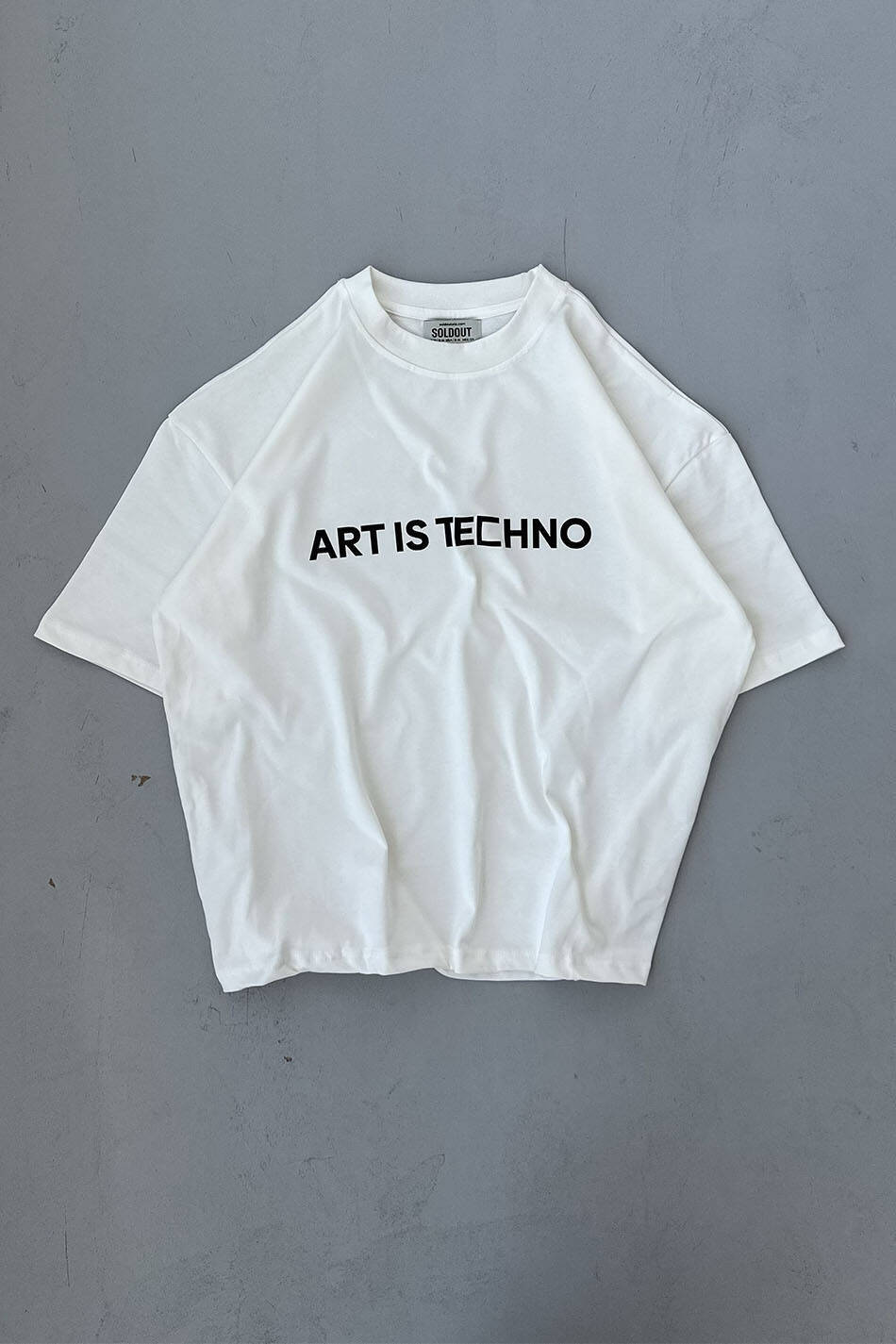 Art is Techno Baskılı Oversize Tişört - 2