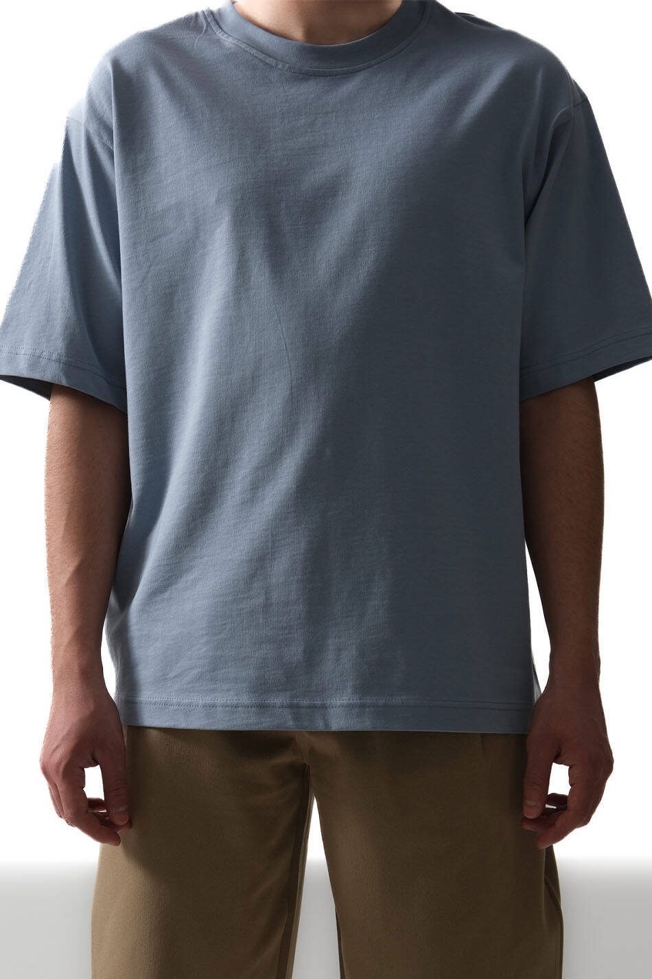 Bebek Mavisi Basic Oversize Tişört · 6