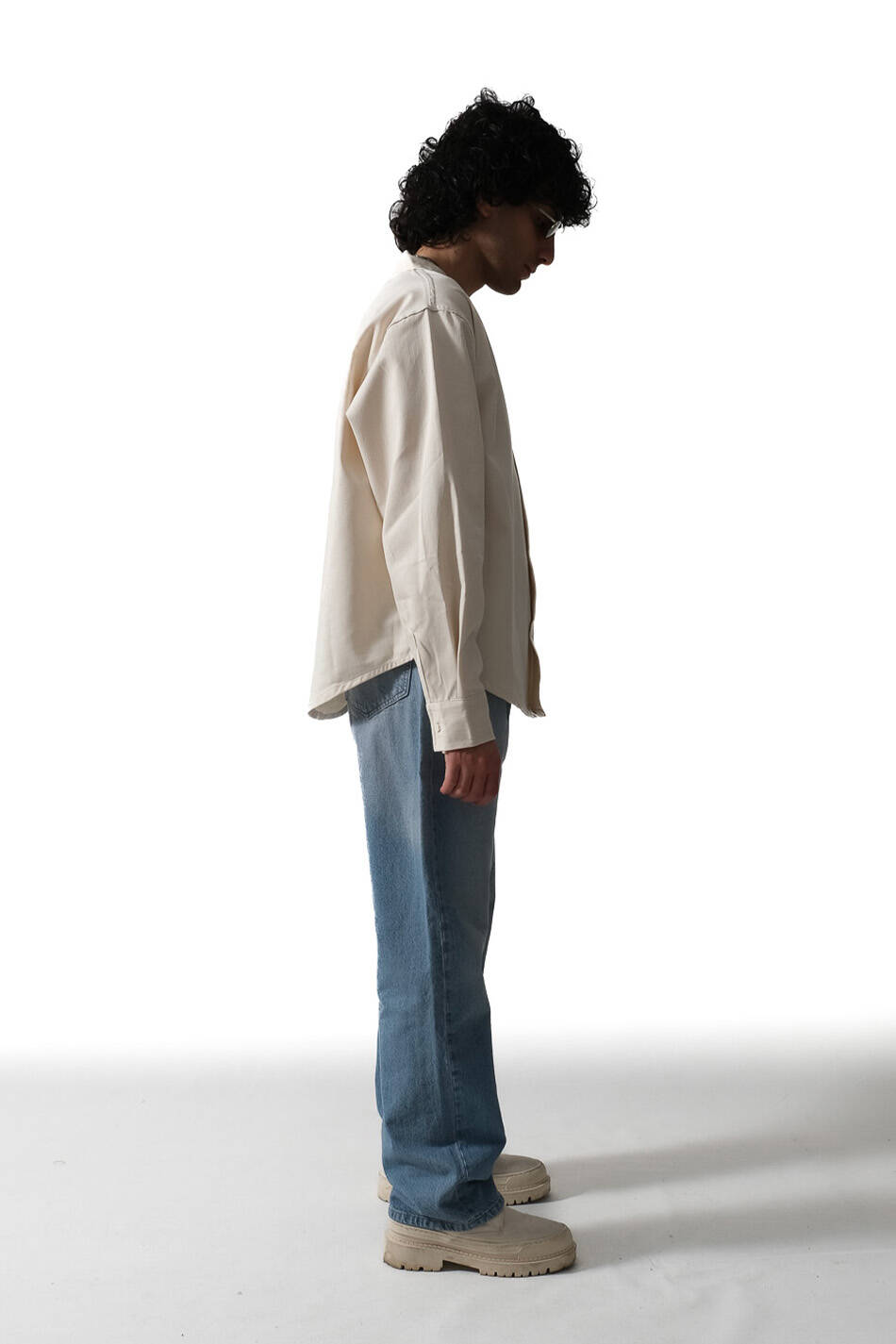 Bej Essential Oversize Gömlek · 3
