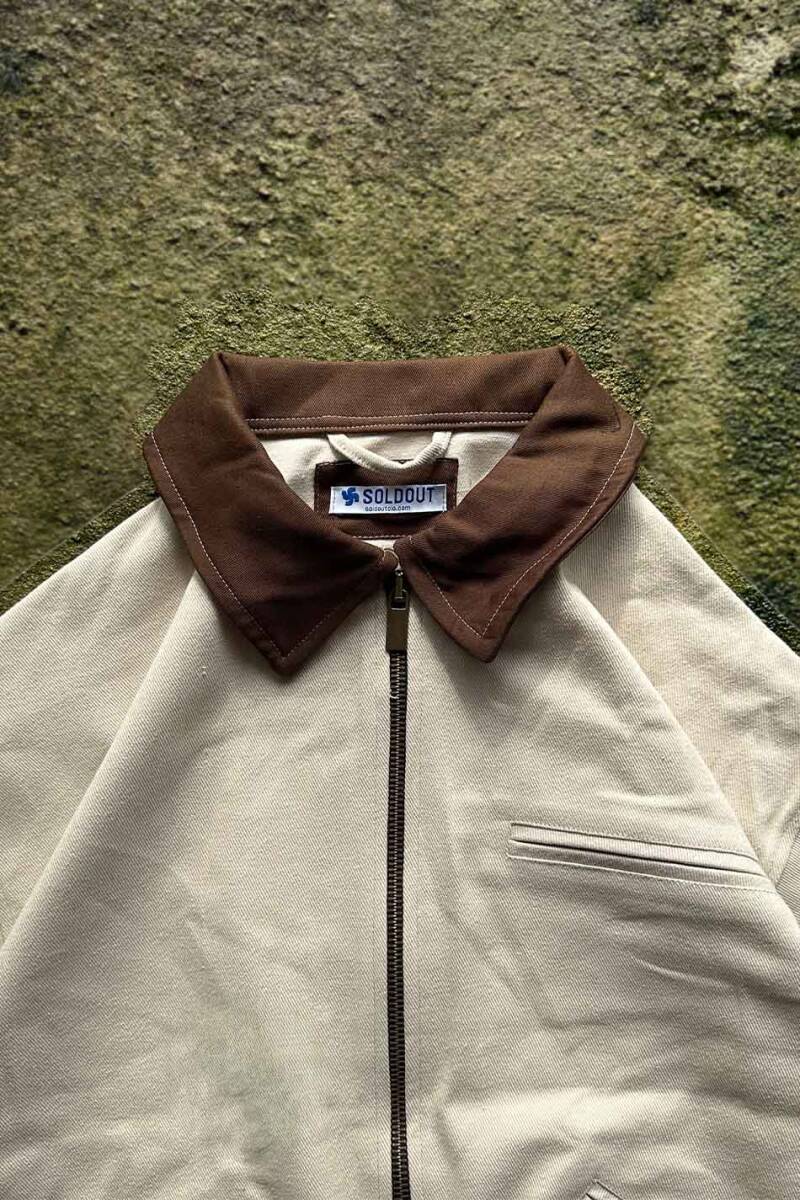 Bej Workwear Boxy Fit Ceket - 3