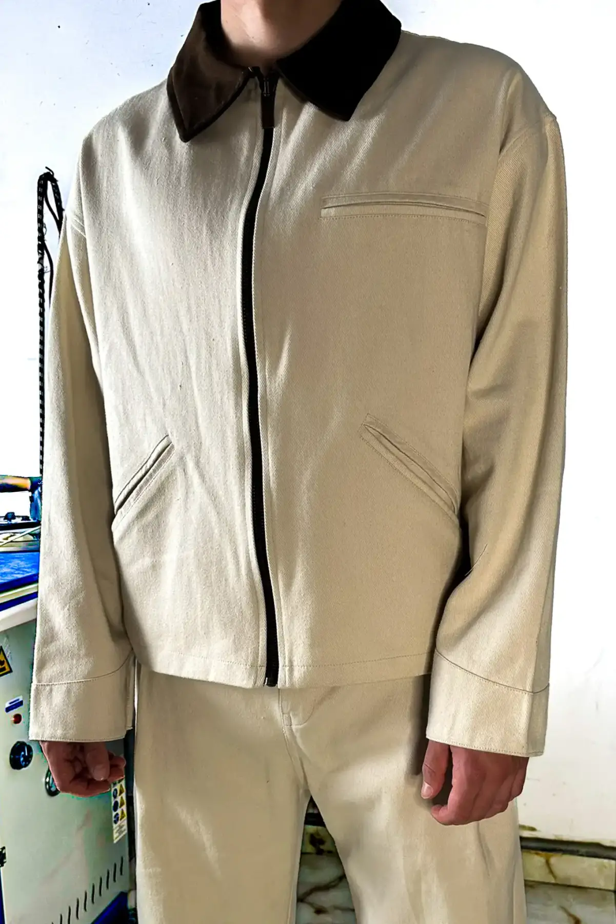 Bej Workwear Boxy Fit Ceket · 12