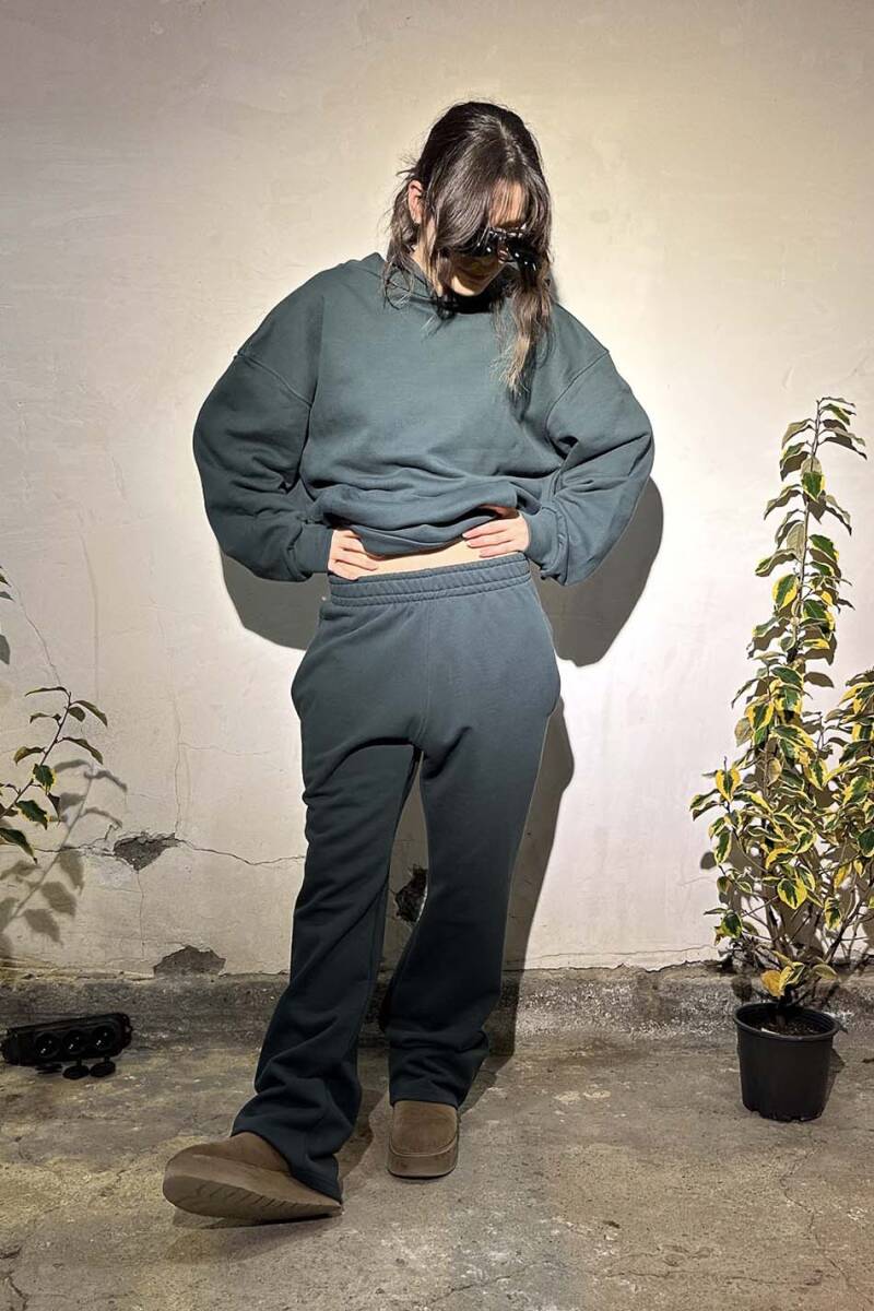 Çam Yeşili Heavyweight (450GSM) Oversize Boxy Fit Hoodie - 5