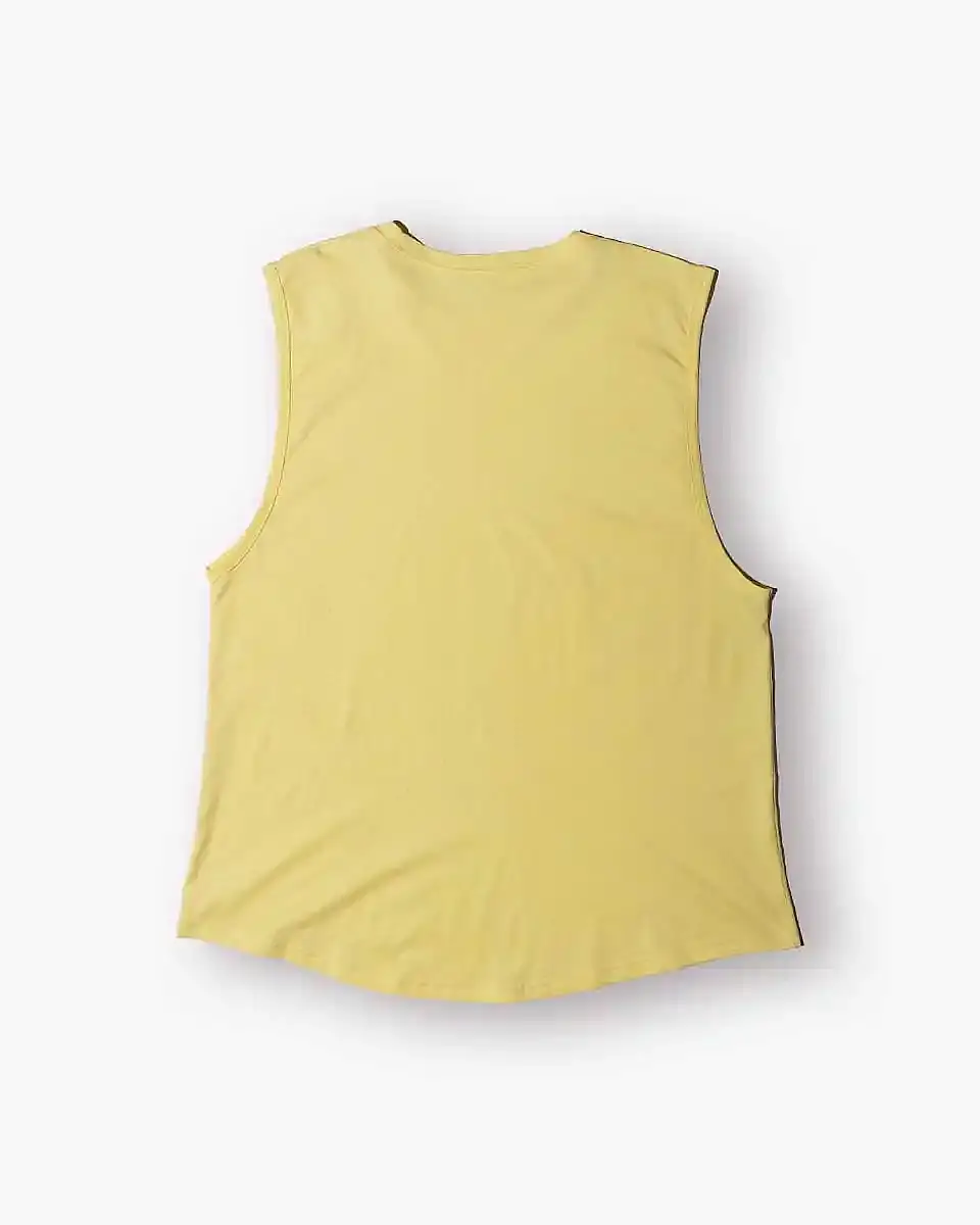 CORE Geniş Kollu Butter Yellow Atlet - 2