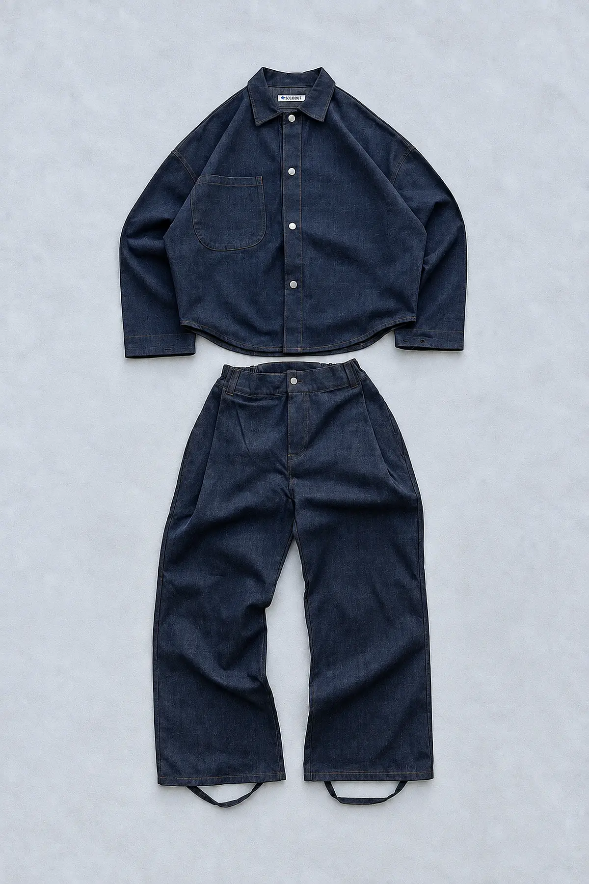 FENNA V1 Raw Denim Pantolon + WEJD Denim Gömlek