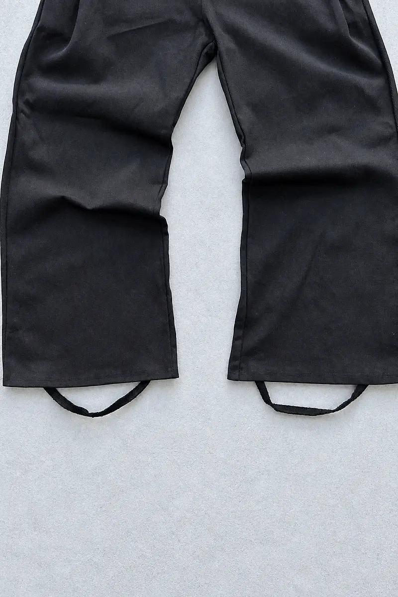 Siyah Fenna V1 Gabardin Pantolon - 4