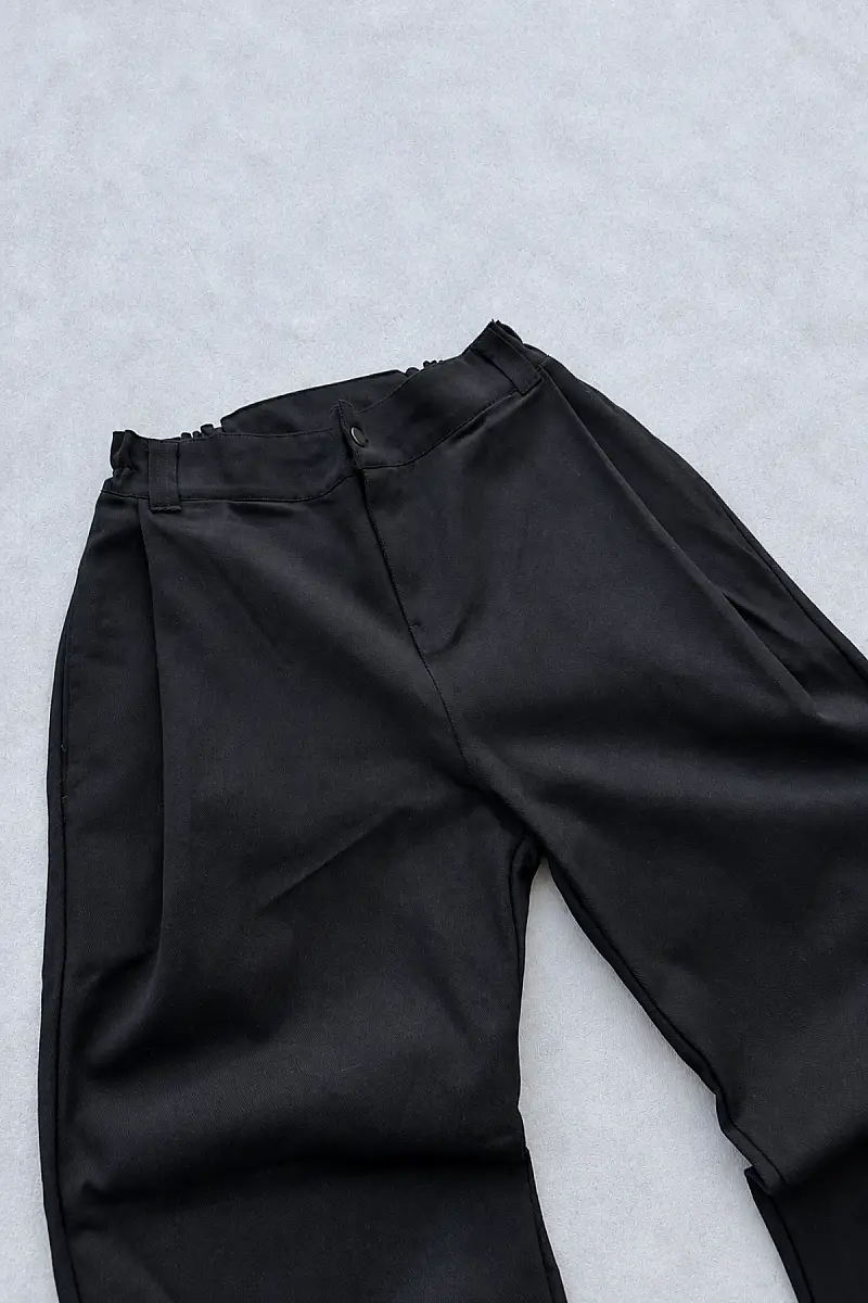 Siyah Fenna V1 Gabardin Pantolon - 8