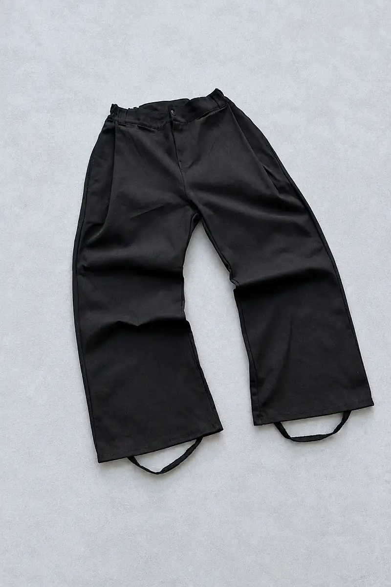 Siyah Fenna V1 Gabardin Pantolon - 2