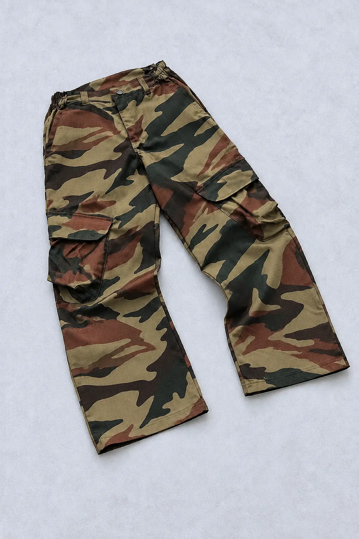 GHURB Canvas Kamuflaj Kargo Pantolon R4 - 2