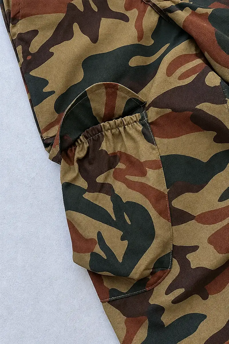 GHURB Canvas Kamuflaj Kargo Pantolon R4 - 3