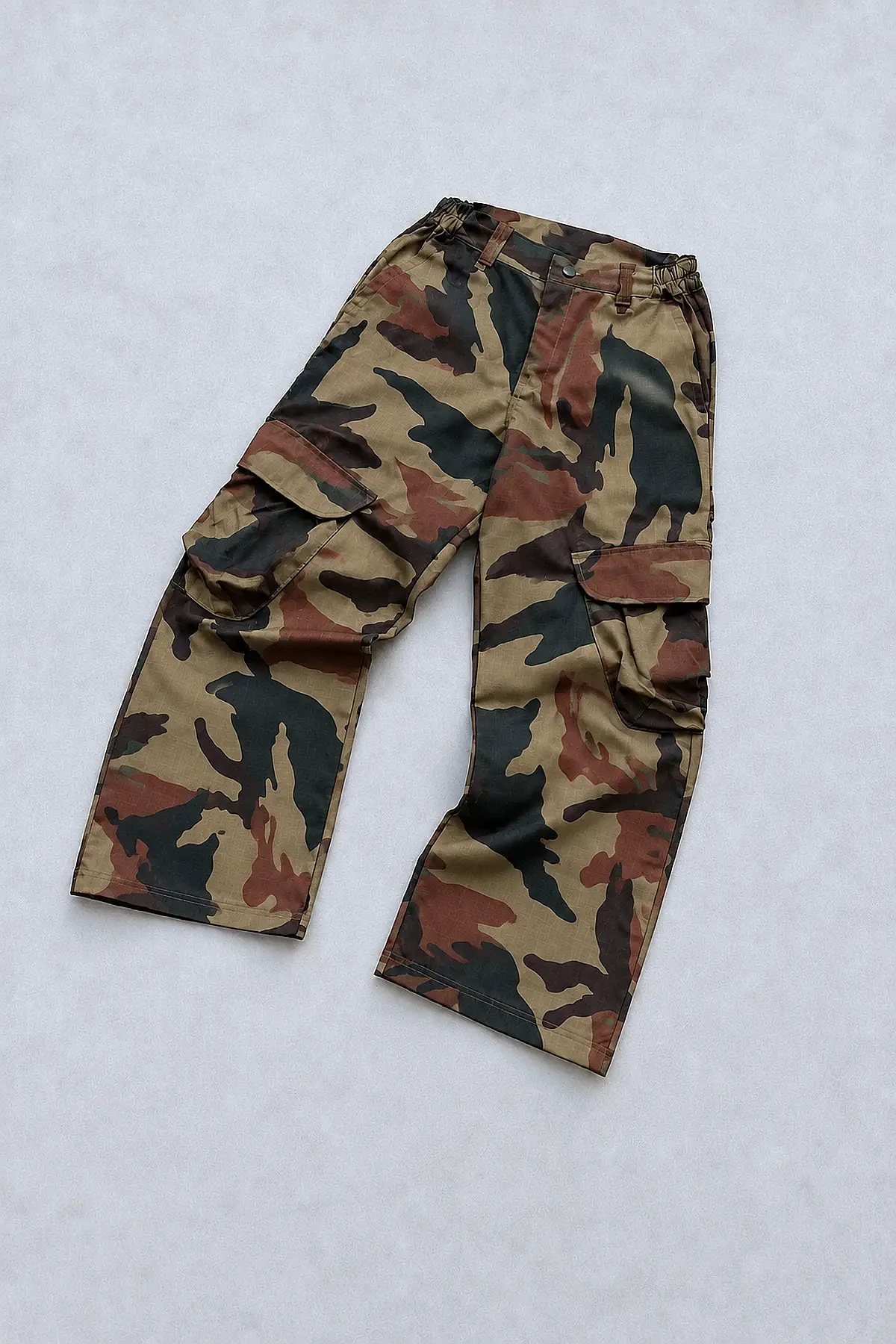 GHURB Canvas Kamuflaj Kargo Pantolon R4 - 4