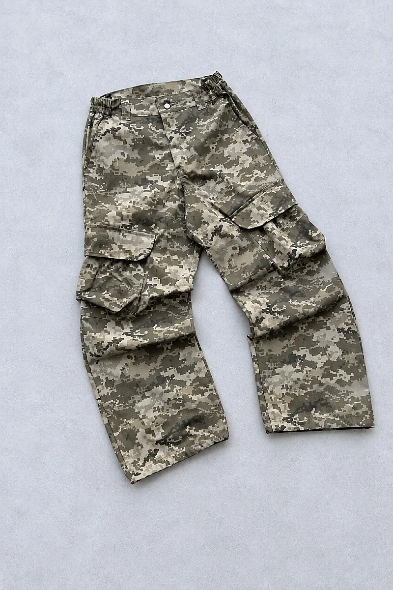 GHURB Ripstop Kamuflaj Kargo Pantolon R1 - 3