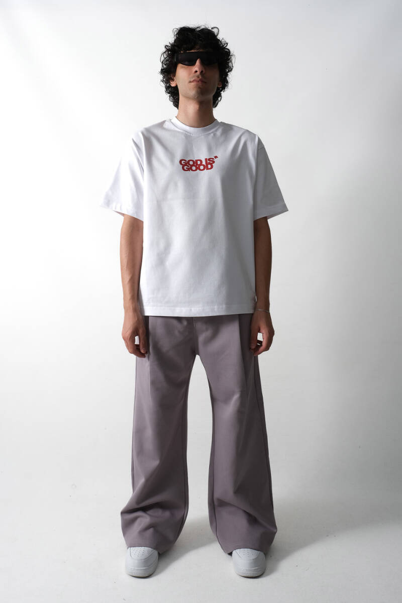 God is Good Heavyweight Oversize Tişört  - 3