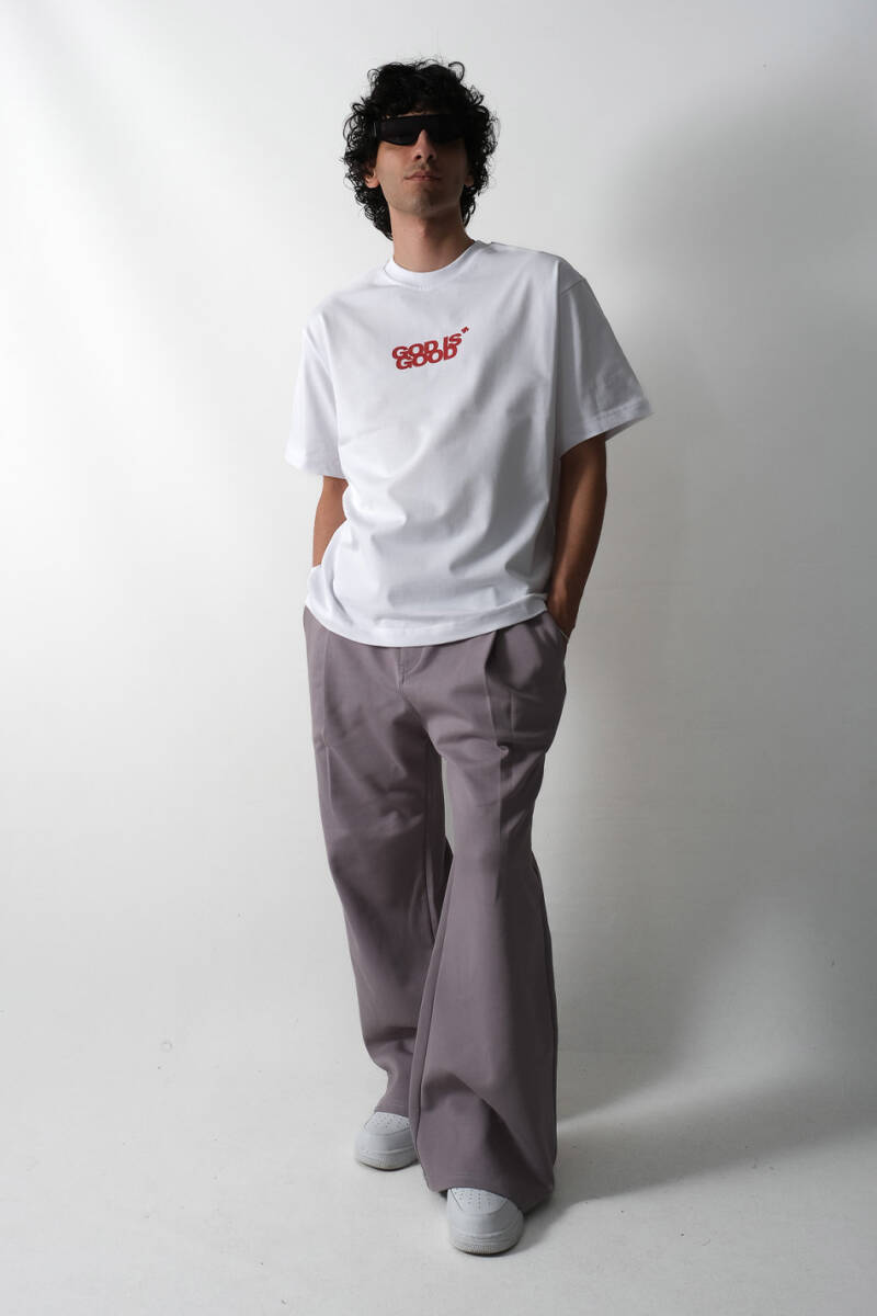 God is Good Heavyweight Oversize Tişört  - 7