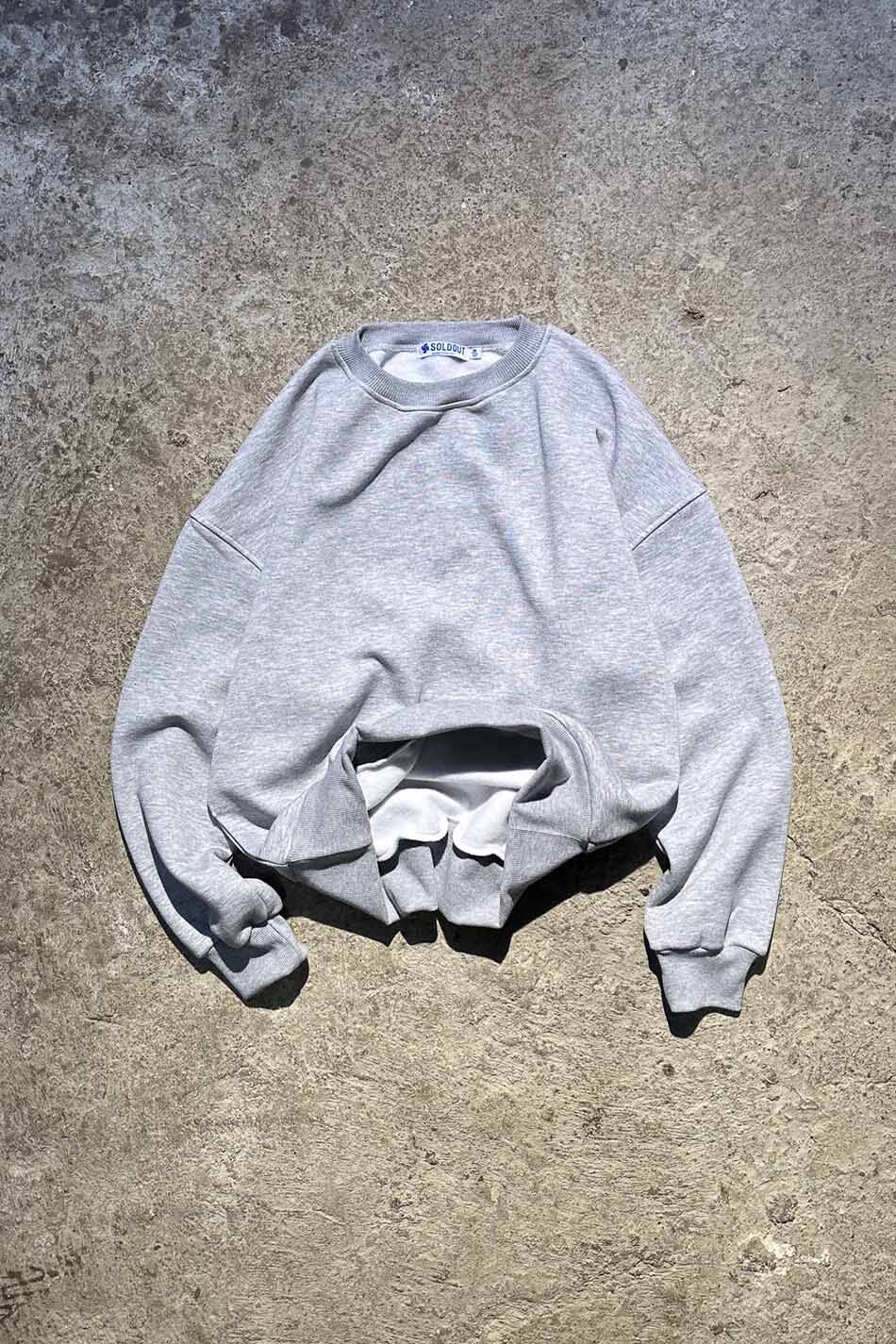Gri Melanj Oversize Boxy Fit Sweatshirt - 1