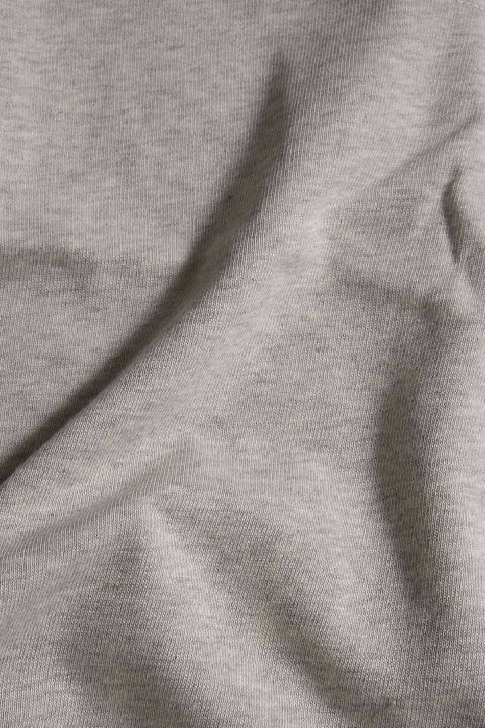 Gri Melanj Heavyweight Oversize Tişört · 4