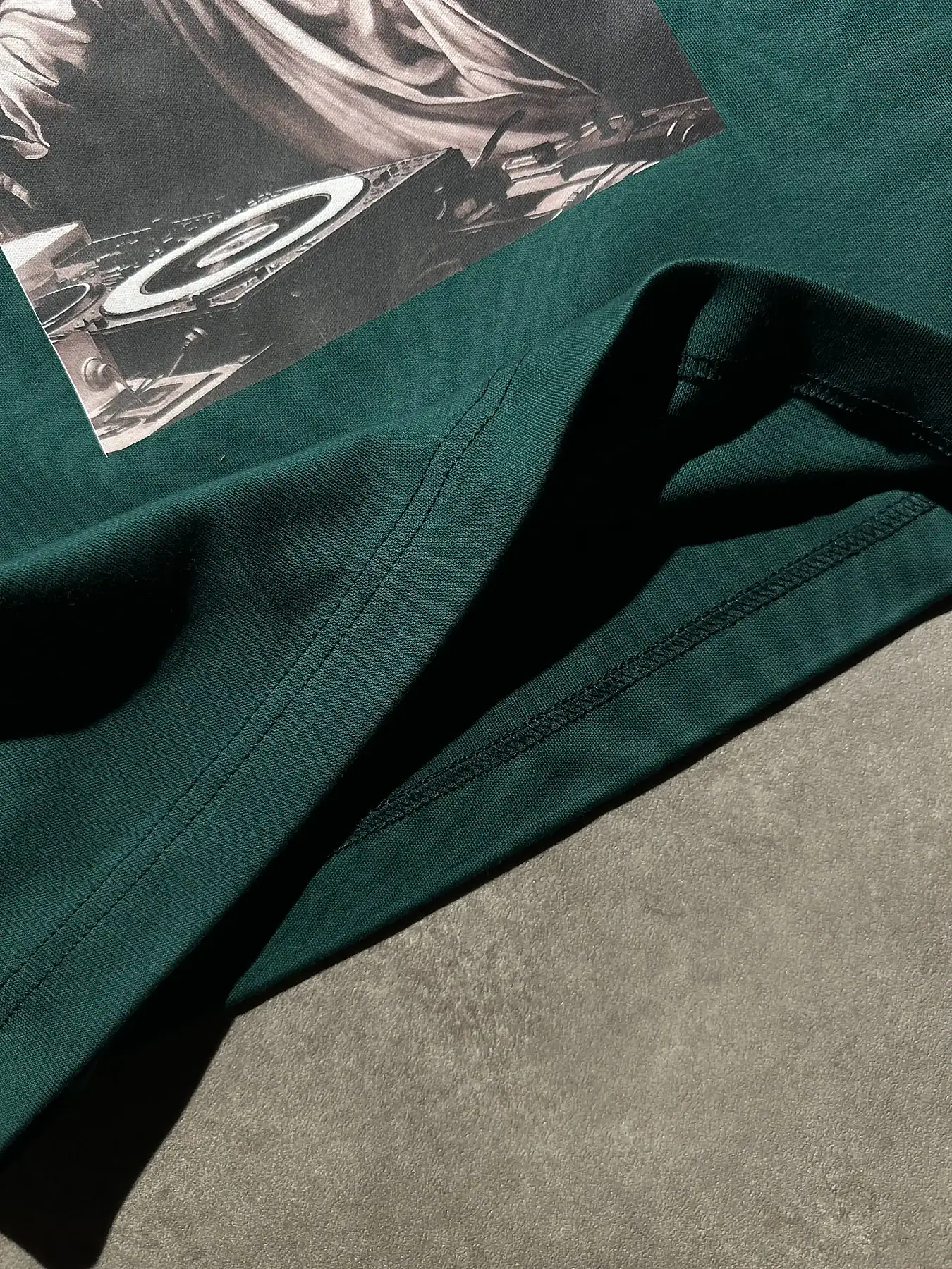 Jesus Raves Oversize Zümrüt Yeşili Tişört - 7