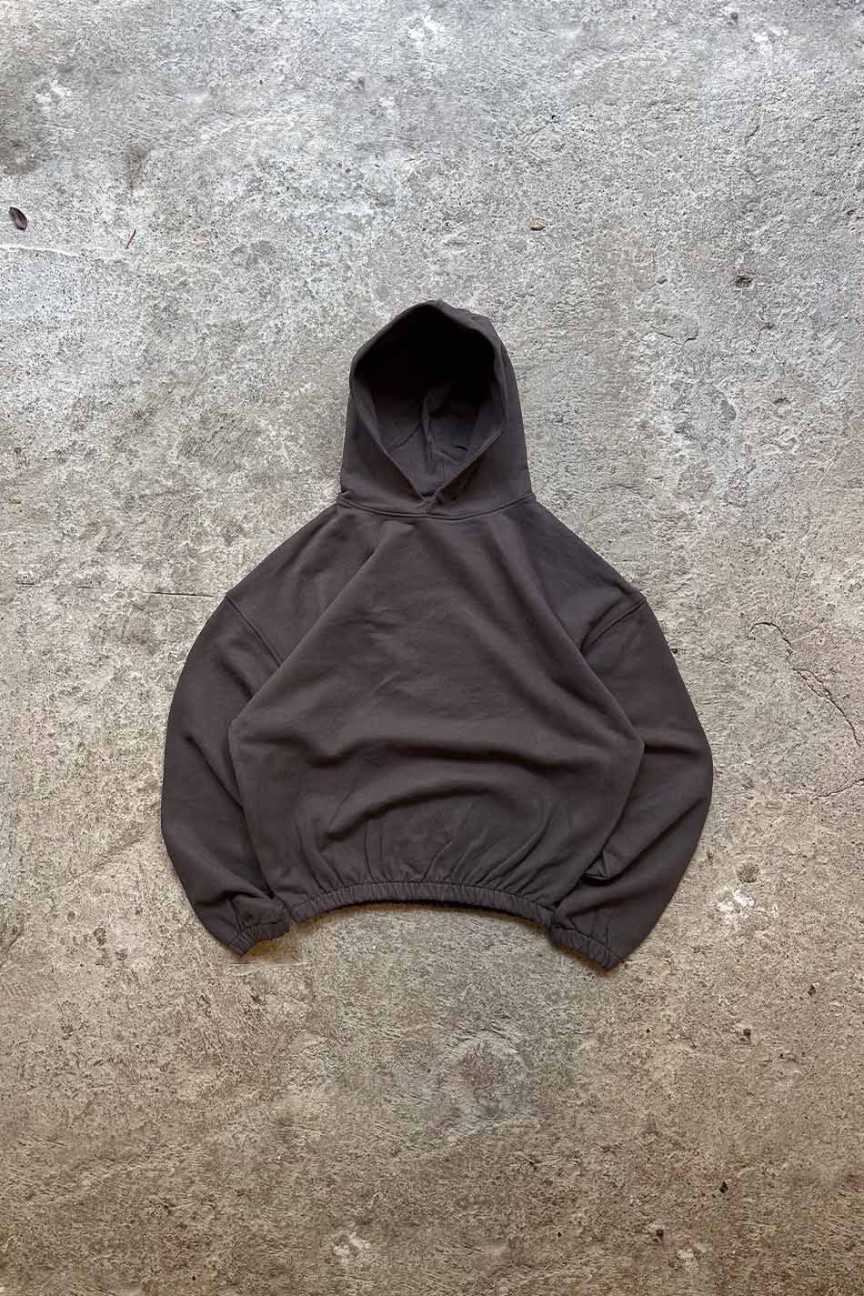Kahverengi Heavyweight (450GSM)Oversize Boxy Fit Hoodie - 1