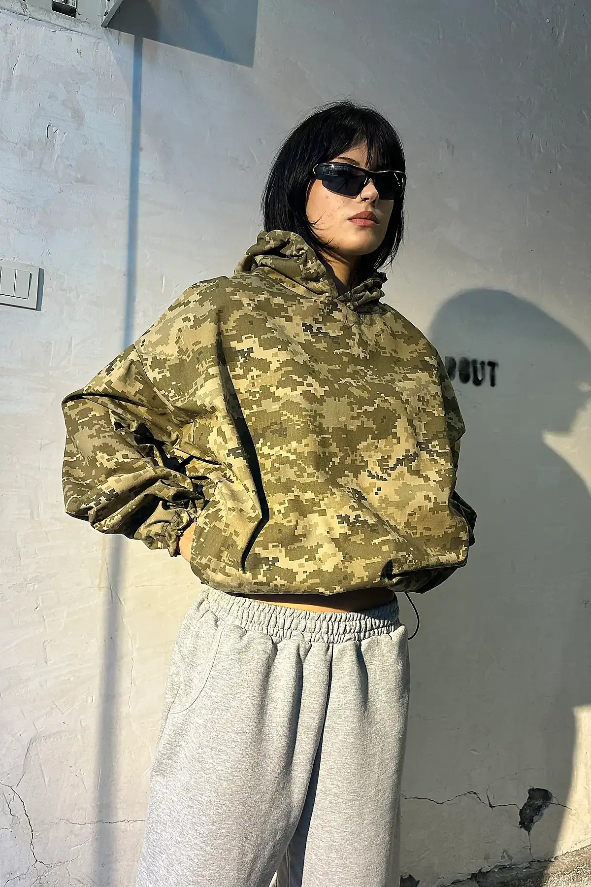 KHAFI Ripstop Kamuflaj Teknik Hoodie R1 - 11