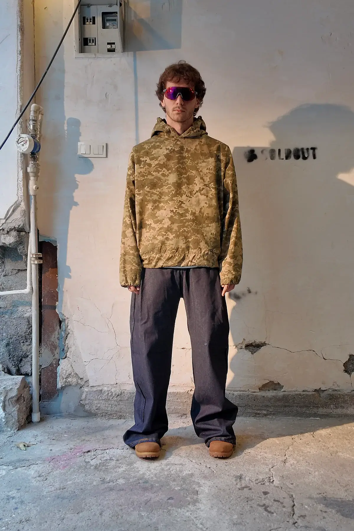 KHAFI Ripstop Kamuflaj Teknik Hoodie R1 - 14