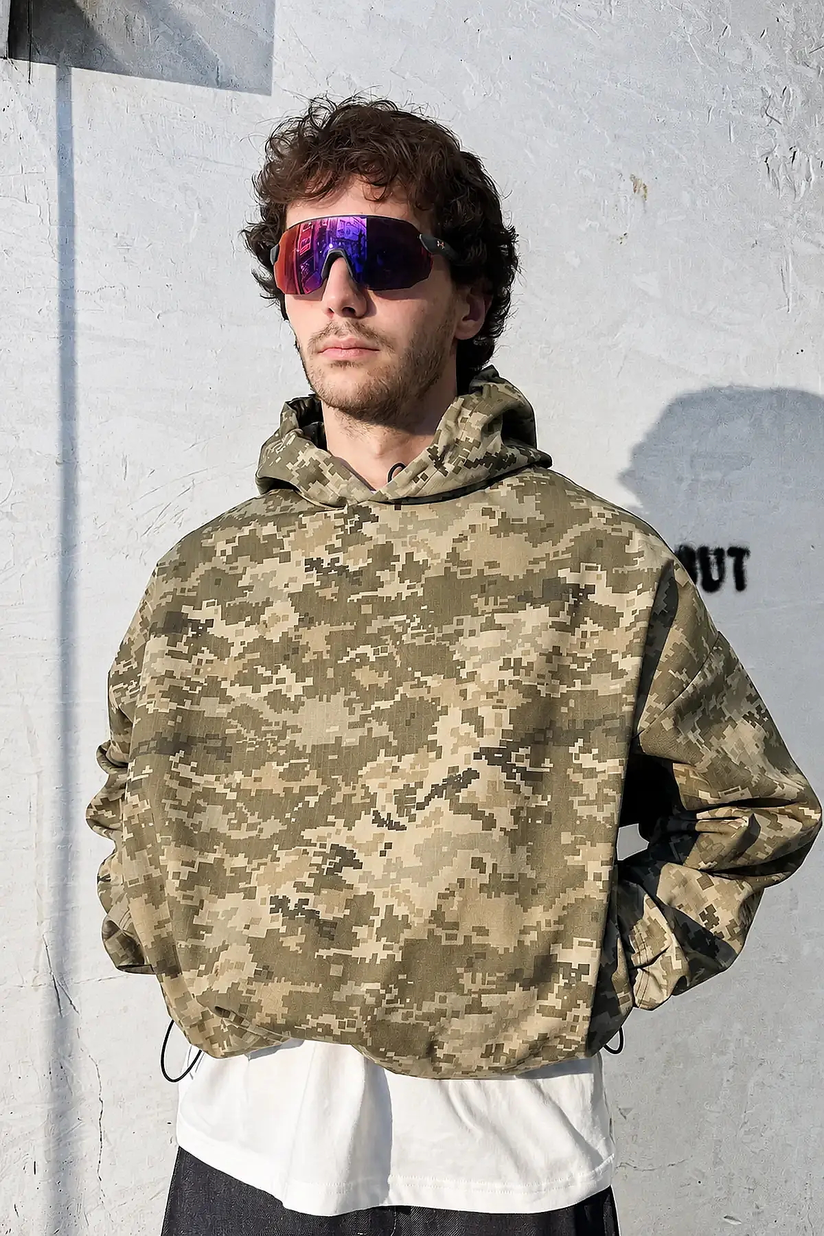 KHAFI Ripstop Kamuflaj Teknik Hoodie R1 - 16