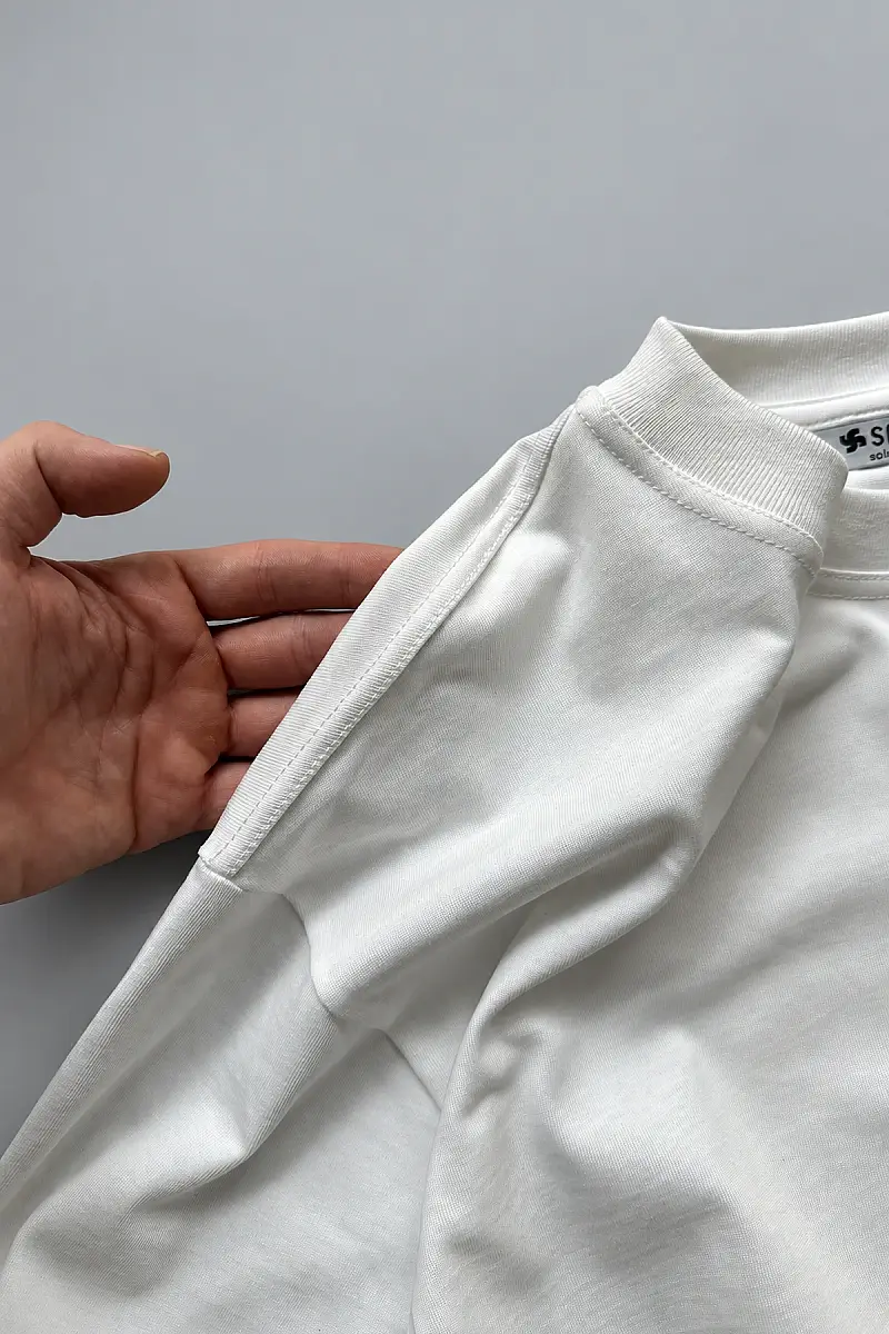 QURBH Kırık Beyaz Long Sleeve Tee - 2