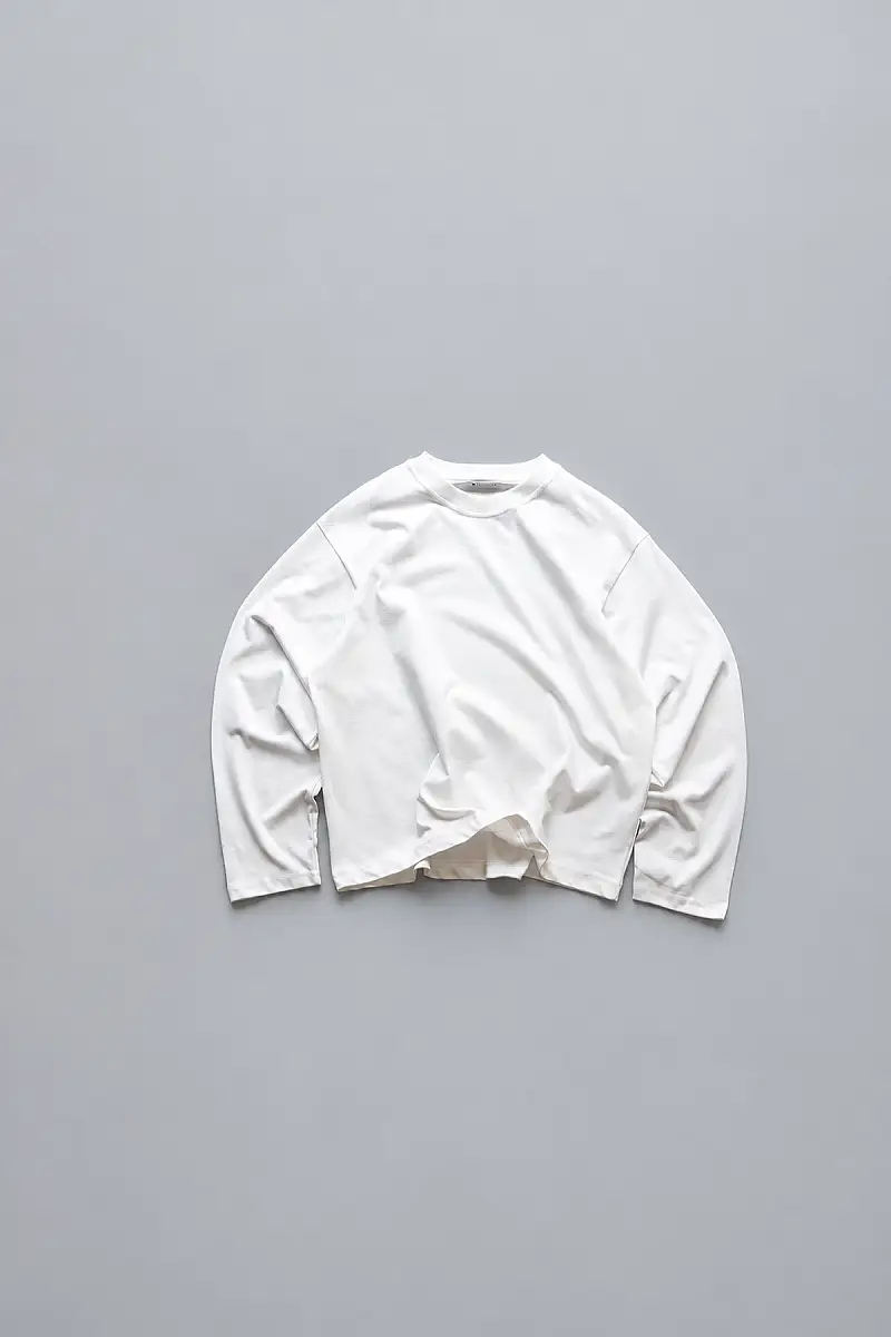 QURBH Kırık Beyaz Long Sleeve Tee - 1