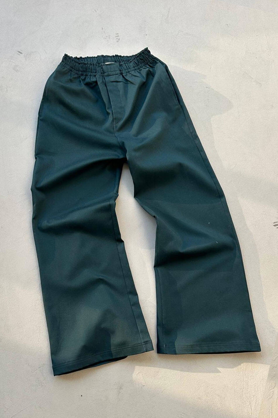 Koyu Yeşil Essential Baggy Pantolon · 3