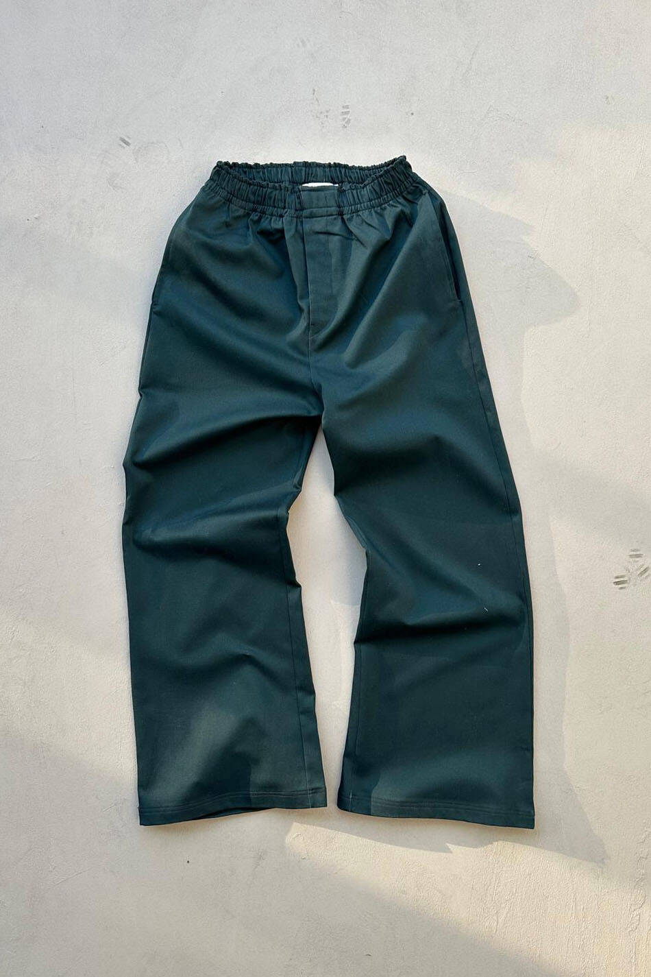 Koyu Yeşil Essential Baggy Pantolon   (1)