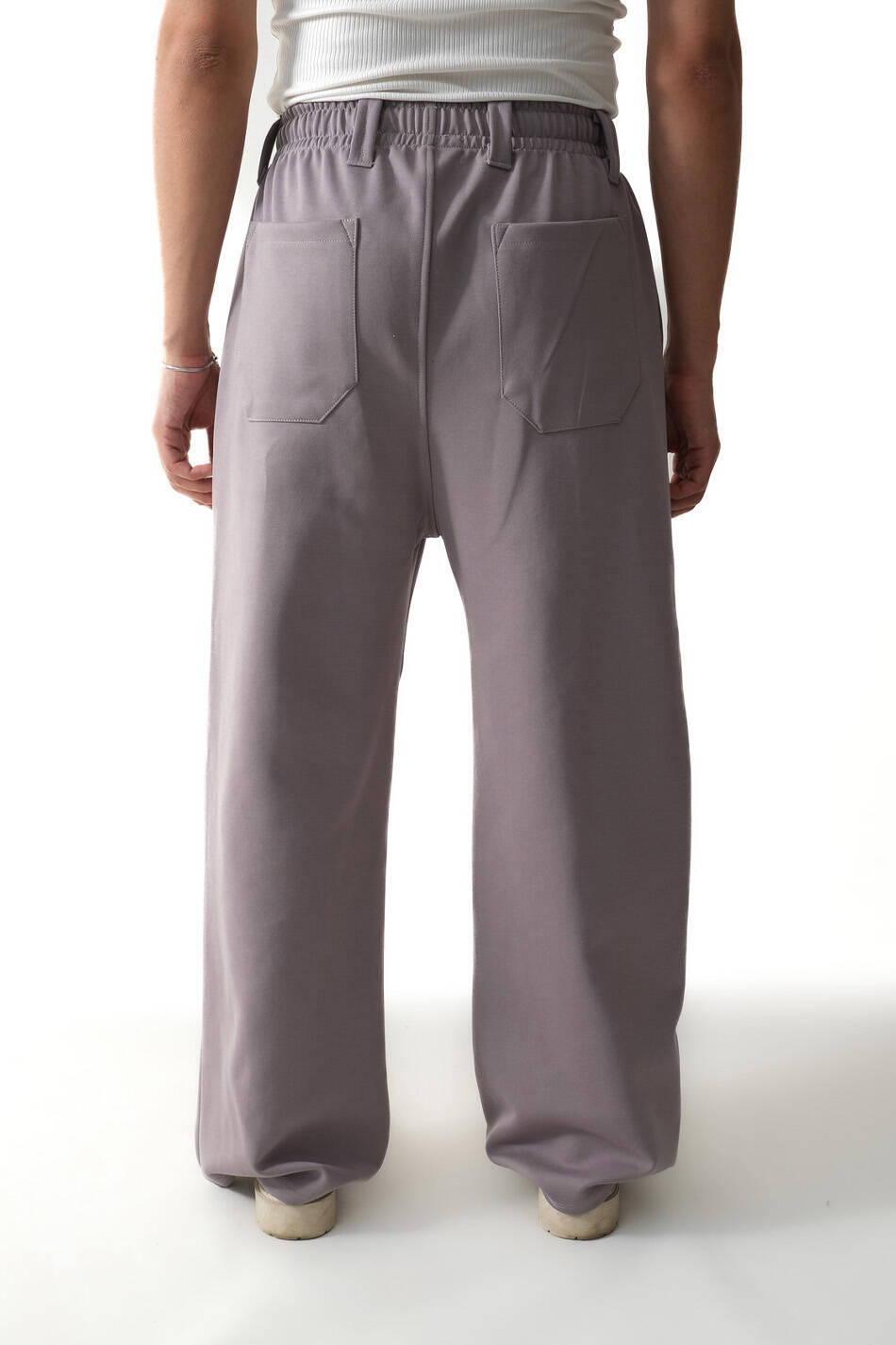 Kül Grisi Pileli Essential Double Face Pantolon · 5