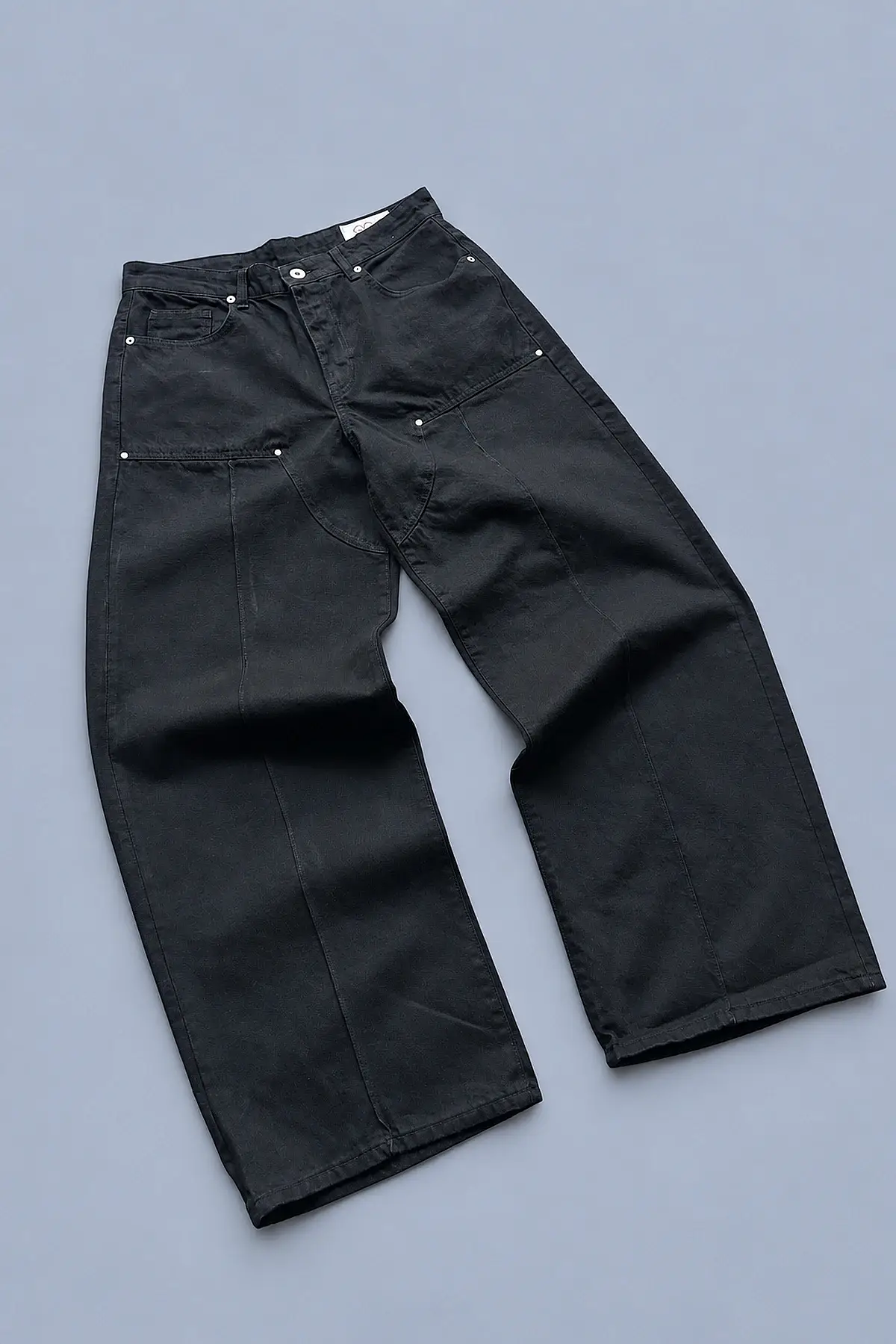 Extra Baggy Fit Jean Siyah (1)