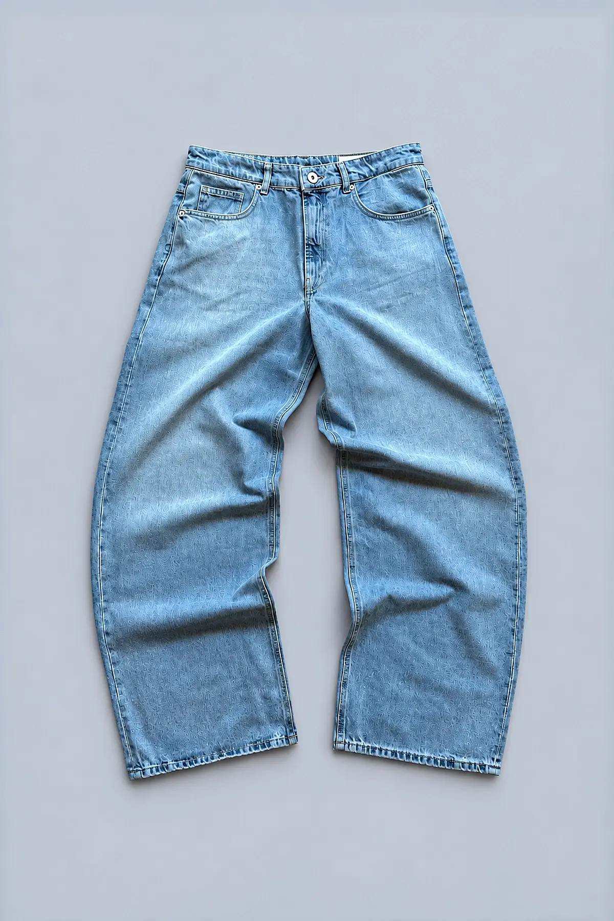 Extra Baggy Fit Jean Açık Mavi