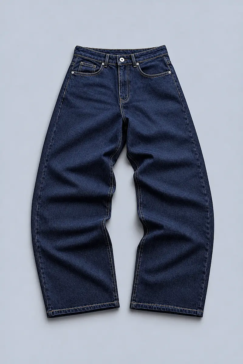 Extra Baggy Fit Jean İndigo