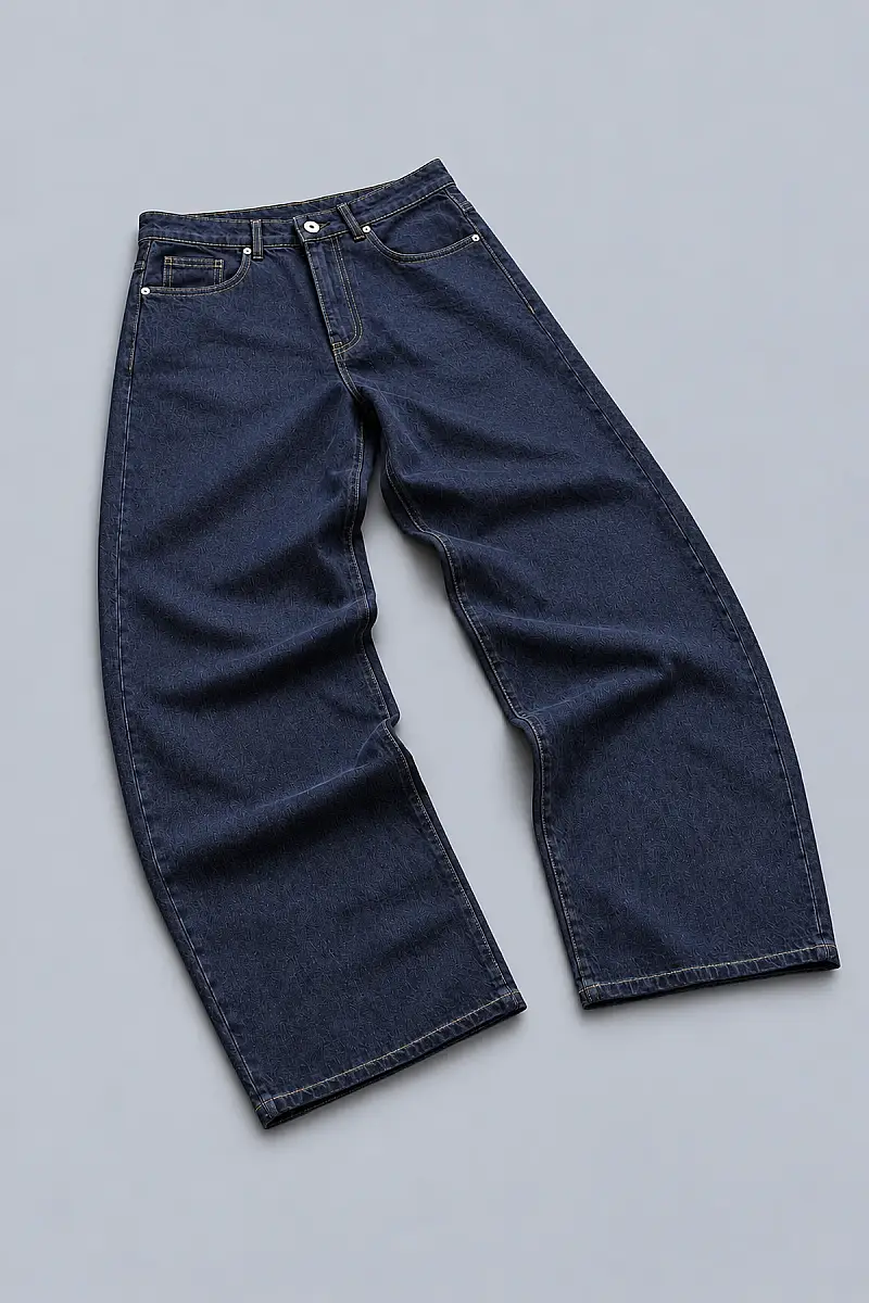 Extra Baggy Fit Jean İndigo - 2