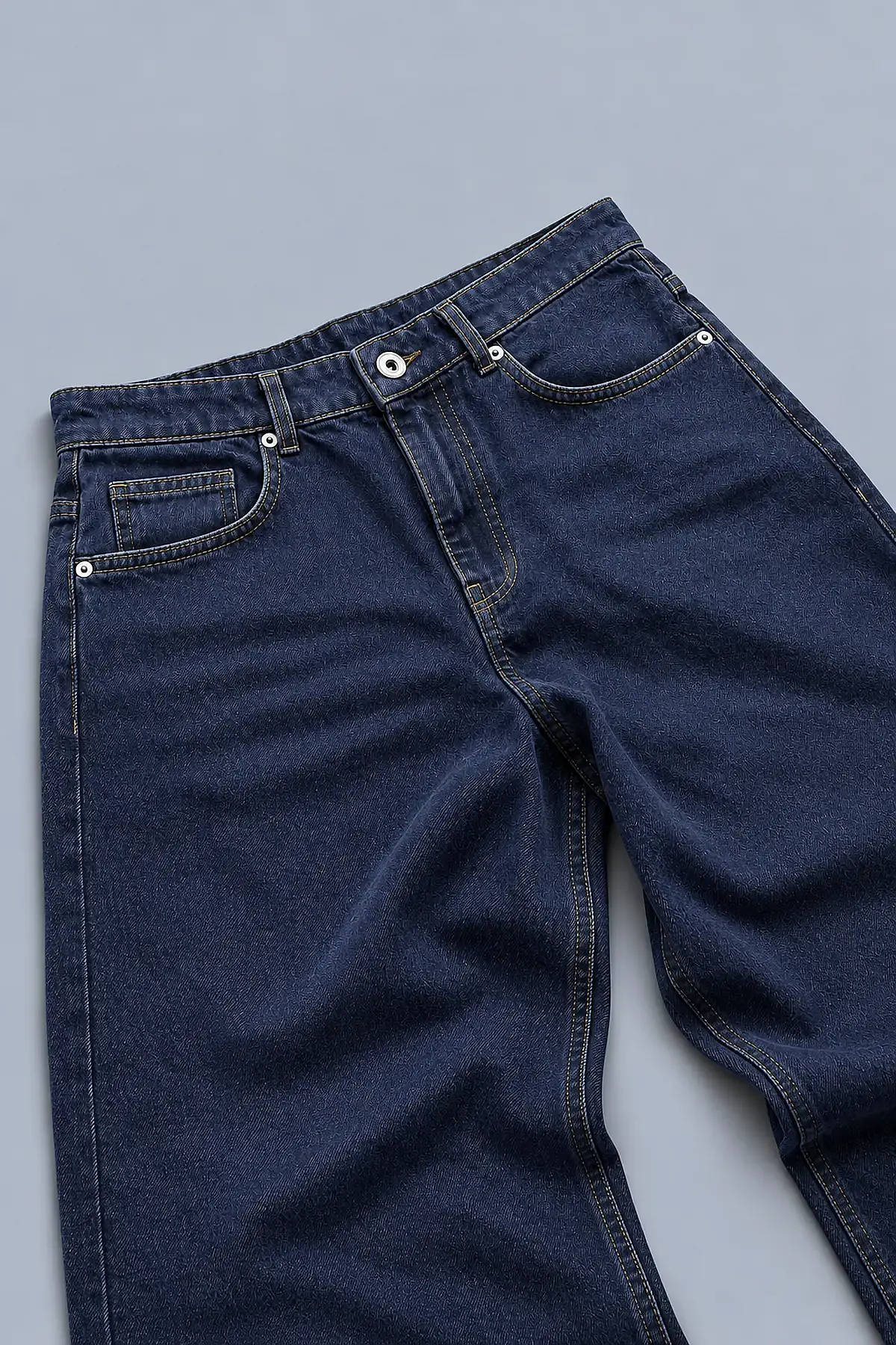 Extra Baggy Fit Jean İndigo - 3