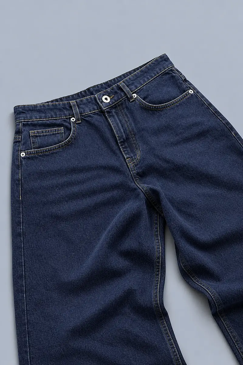 Extra Baggy Fit Jean İndigo - 3