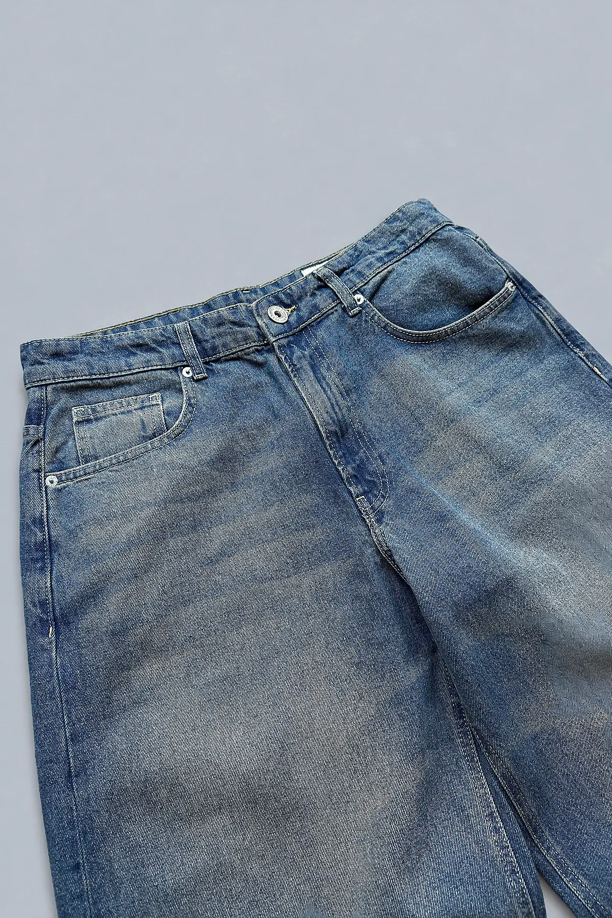 Extra Baggy Fit Jean Koyu Mavi (1)