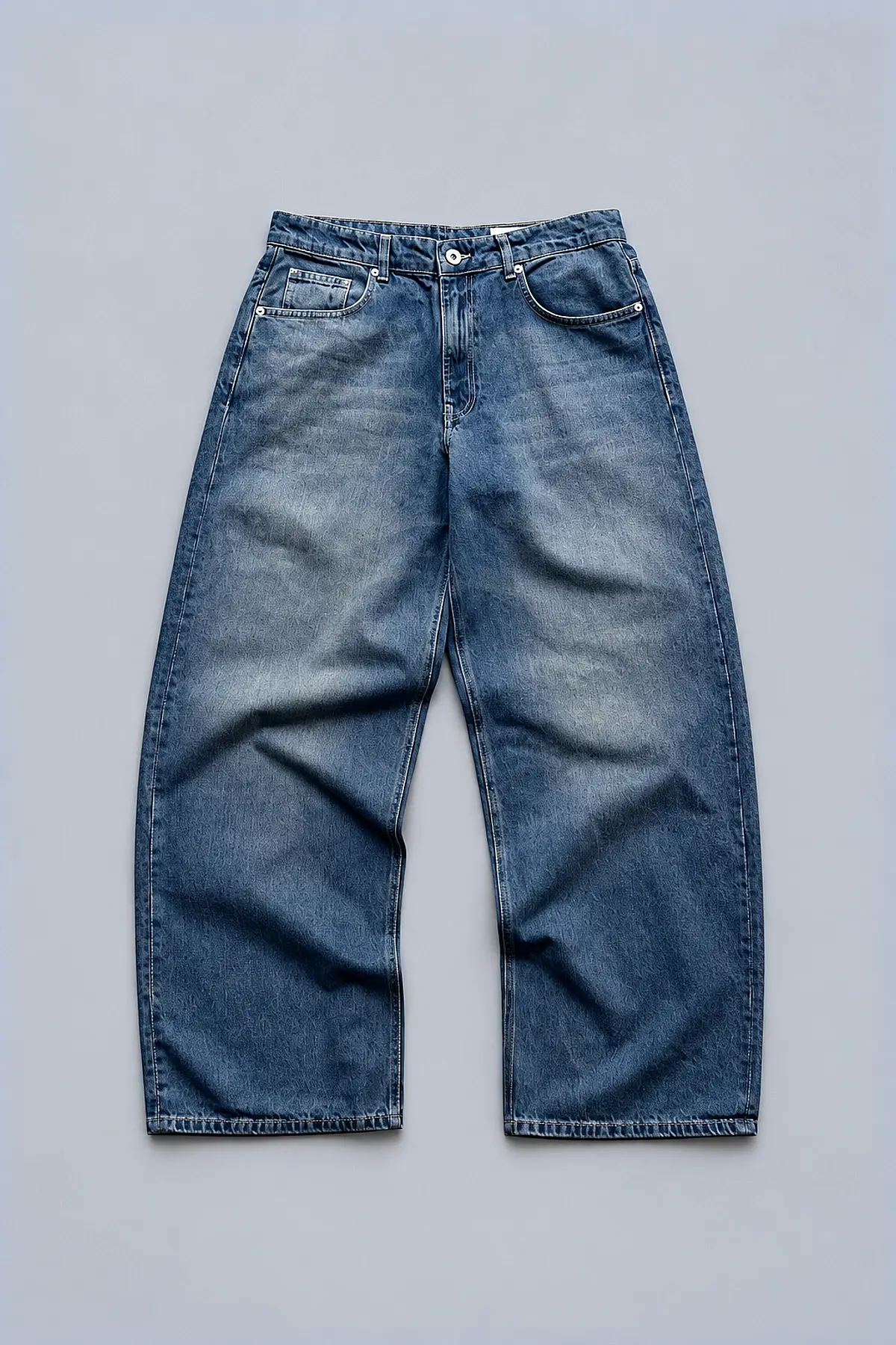 Extra Baggy Fit Jean Koyu Mavi