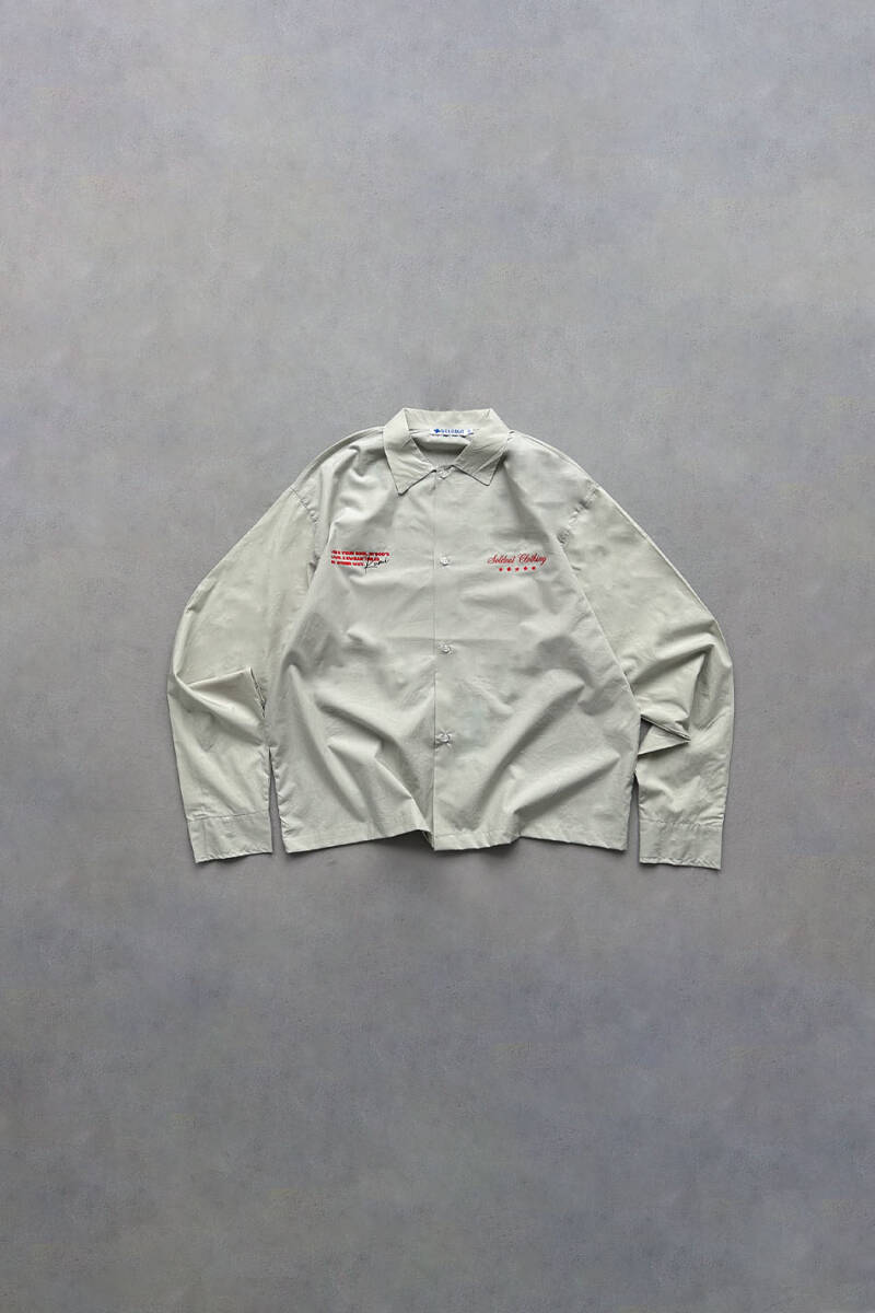 Lose Your Soul Mint Gri Oversize Gömlek - 1