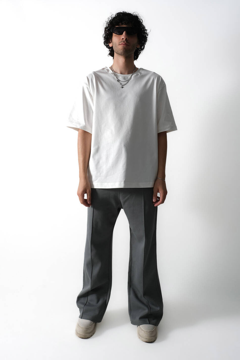 LSD Ekru Oversize Tişört · 3