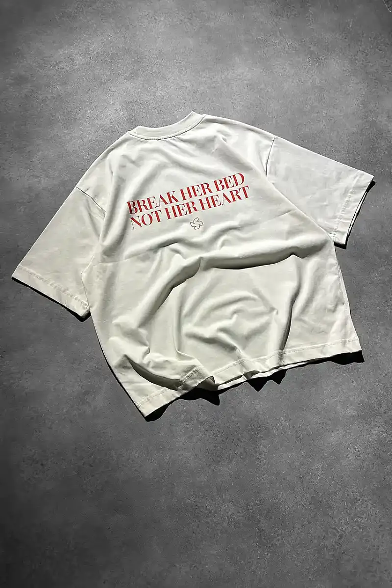 Not Her Heart Oversize Tişört - 4