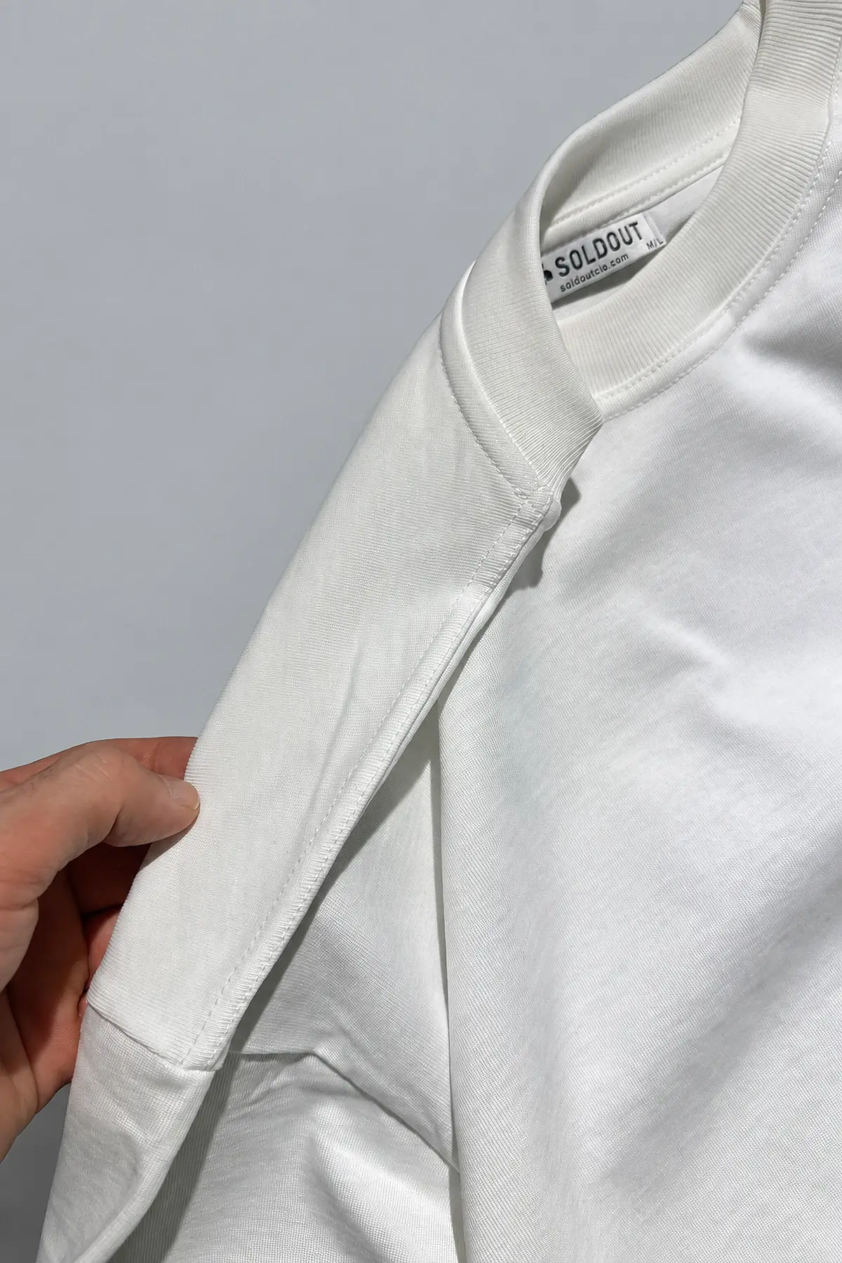 Önü Arap Çarşaf Baskılı Kırık Beyaz Long Sleeve - 4