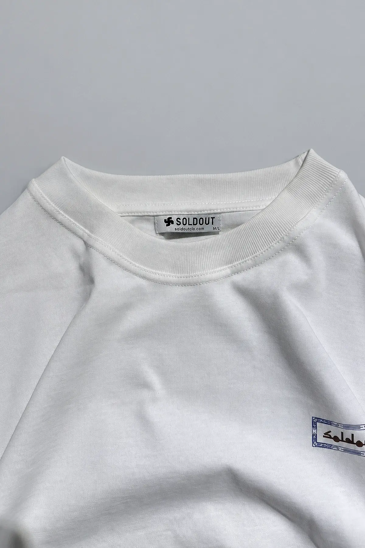 Önü Arap Çarşaf Baskılı Kırık Beyaz Long Sleeve (1)