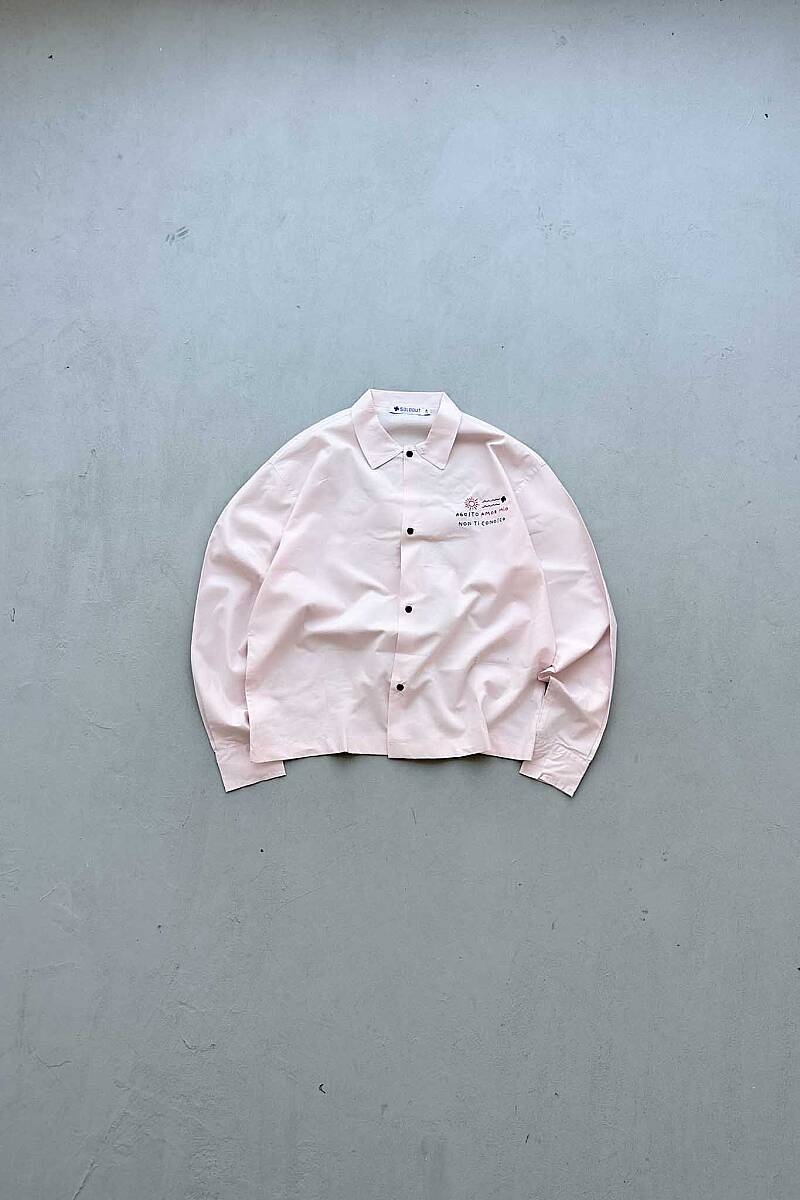 Paulie Pembe Boxy Fit Gömlek - 2