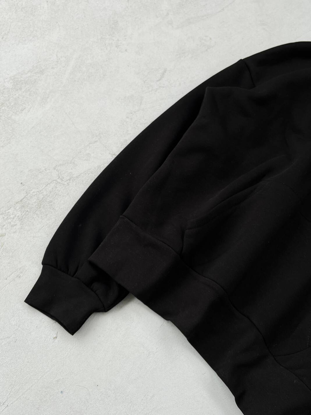 Paulie Siyah Oversize Boxy Fit Hoodie (1)
