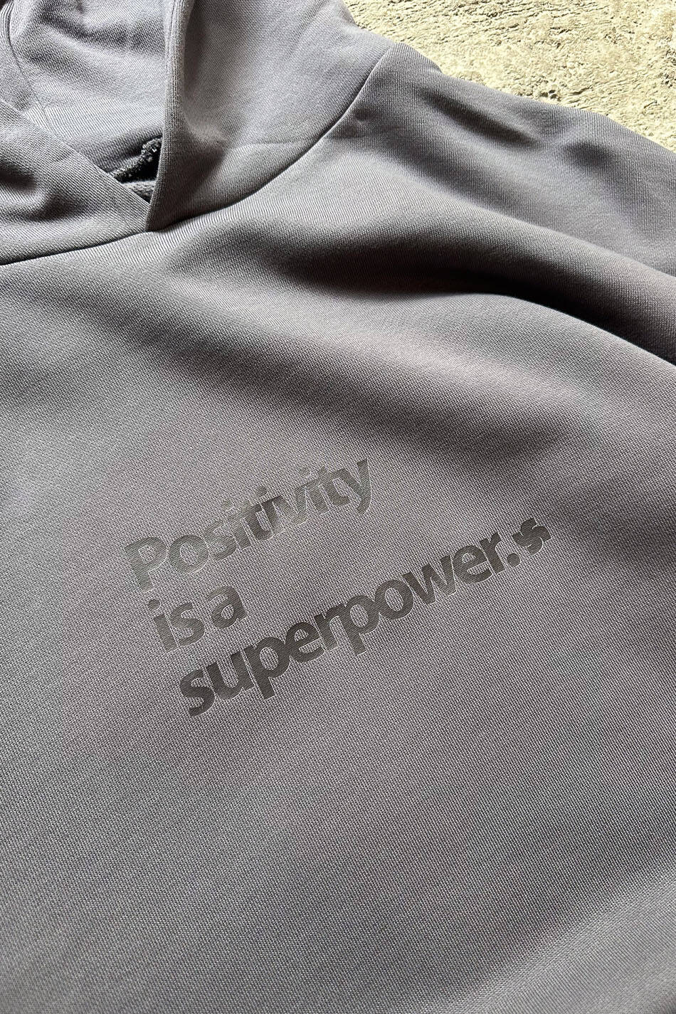 Positivity is a Superpower Heavyweight (450GSM) Oversize Boxy Fit Hoodie (1)